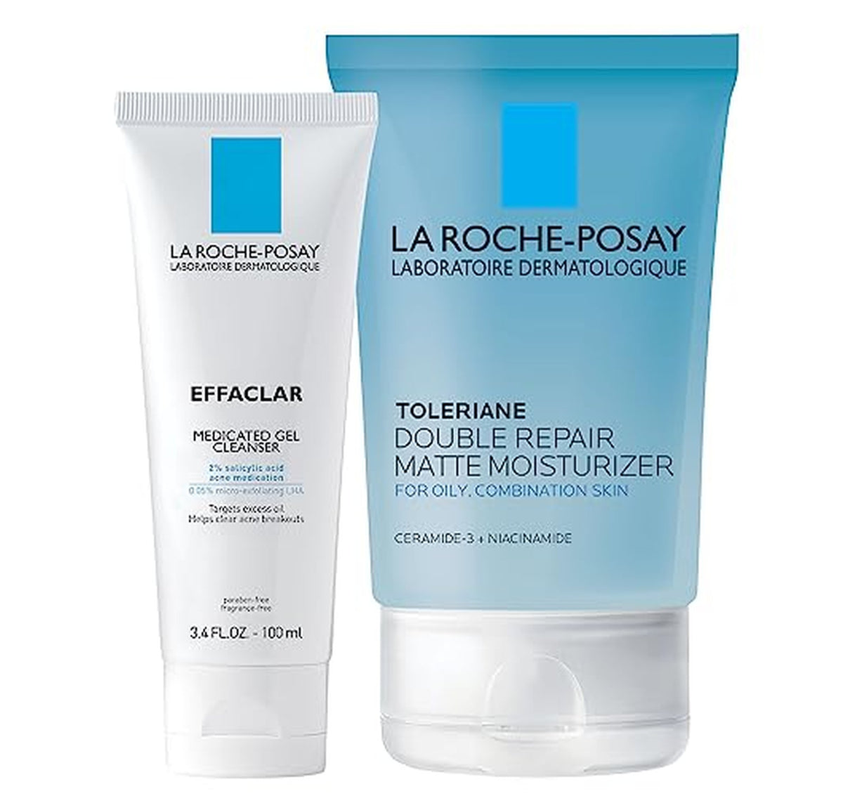 La Roche-Posay Acne Cleanser and Matte Moisturizer Set