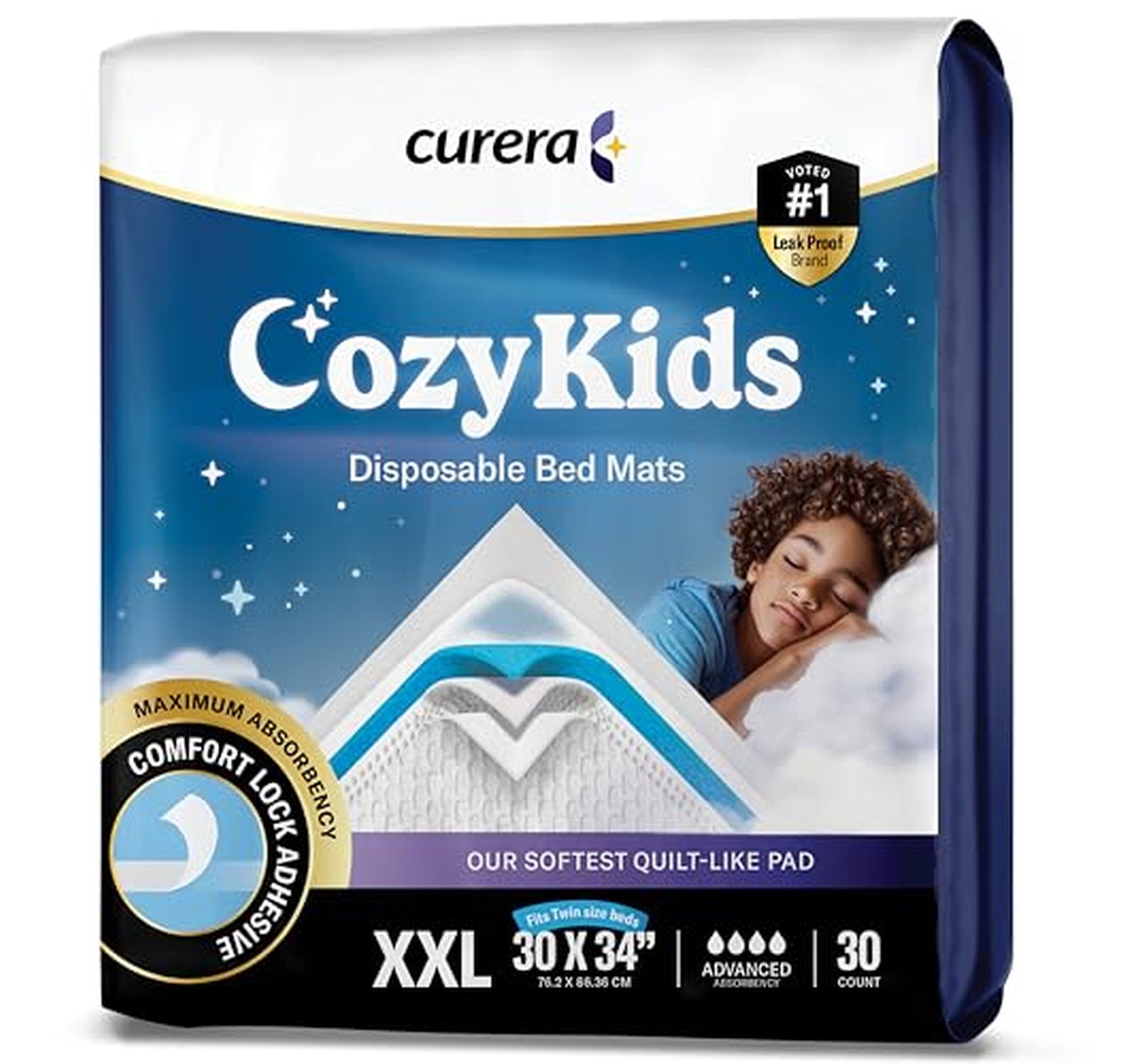 60 Pack Super Absorbent Disposable Kids Bedwetting Pads