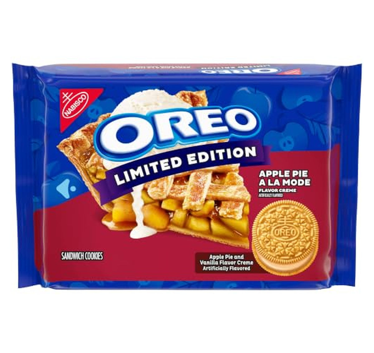 Oreo Apple Pie a la Mode Sandwich Cookies 10.68oz