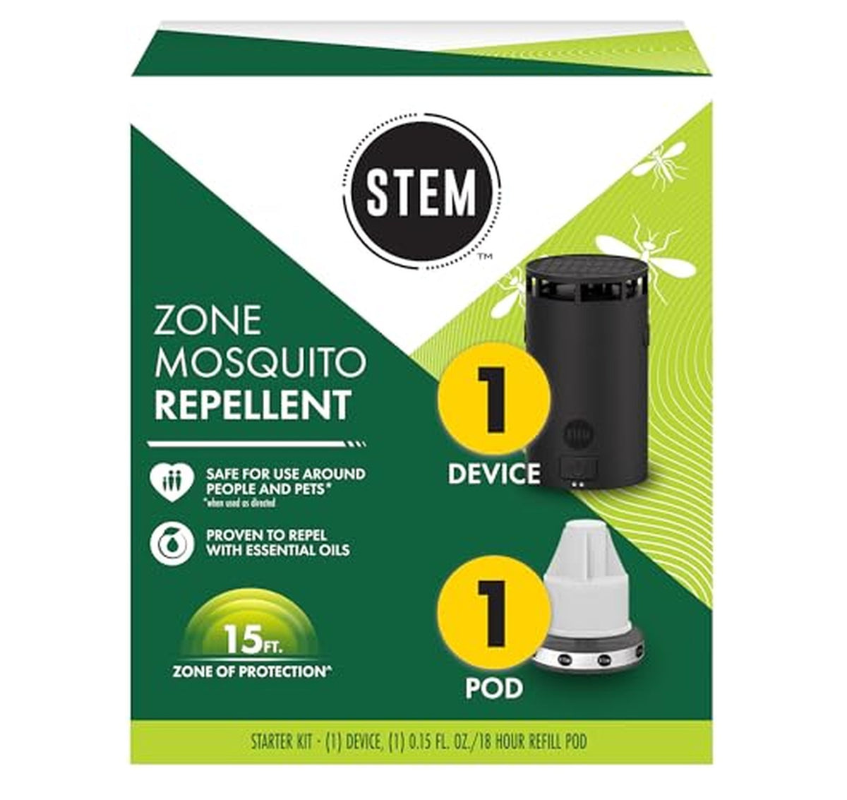 STEM Zone Outdoor Mosquito Repellent Device with Pod