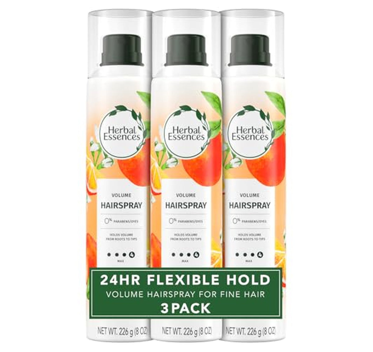 3 Pack Herbal Essences Strong Hold Volumizing Hairspray