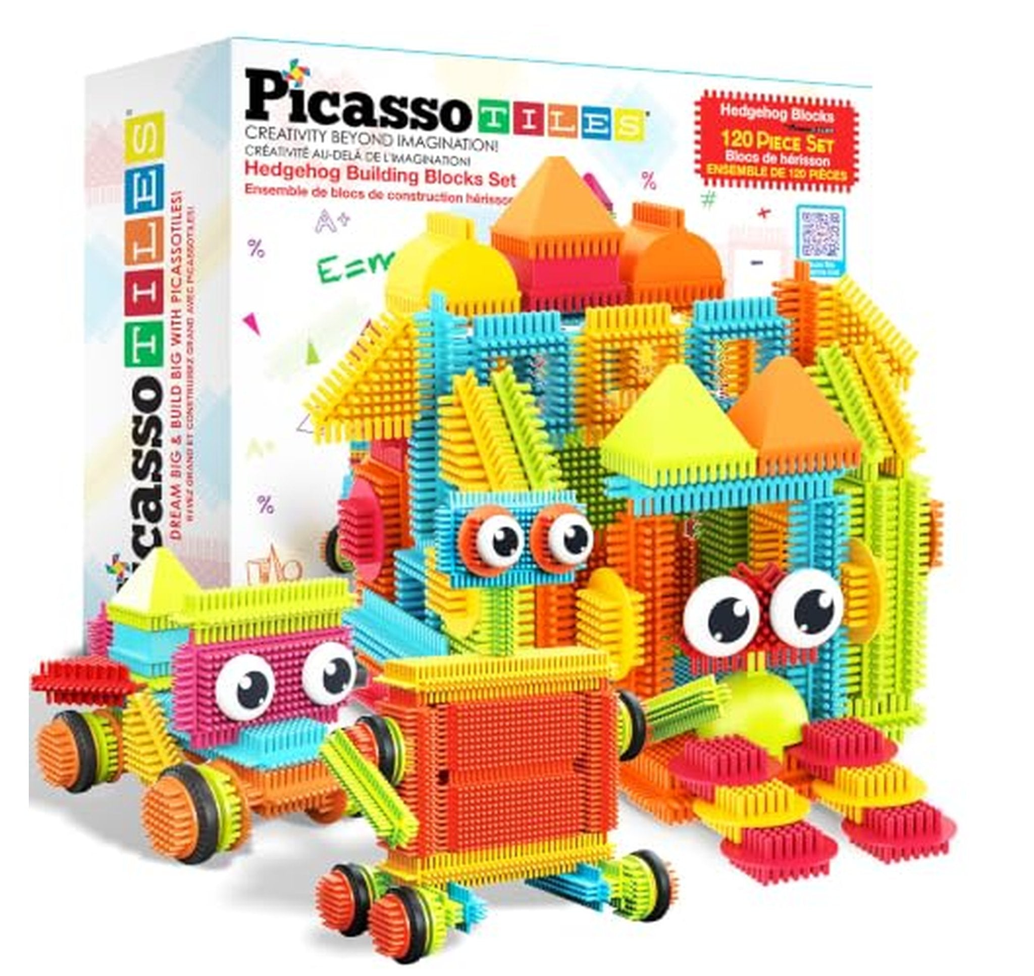 120 Piece Hedgehog Interlocking Building Blocks Set