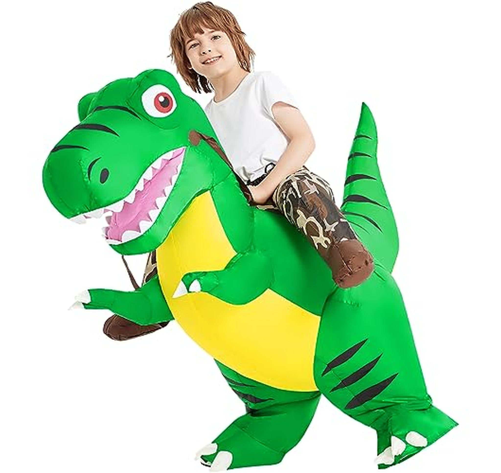 Kids Inflatable Ride-On Dinosaur Costume