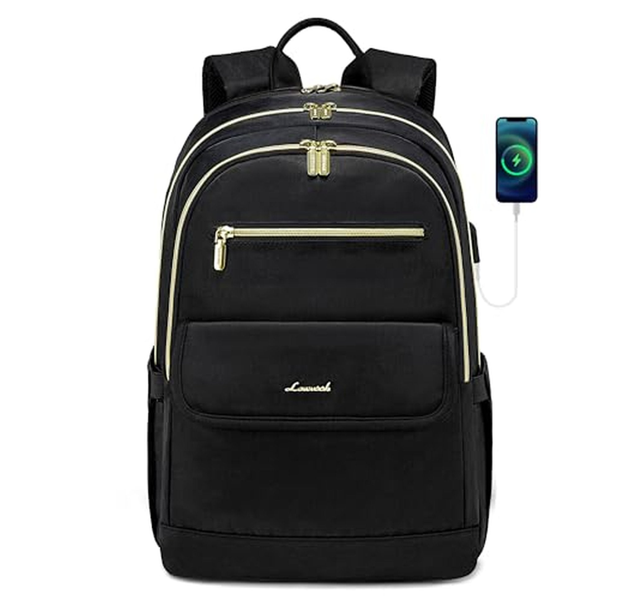 Waterproof Lightweight Everyday Backpack with USB Charging