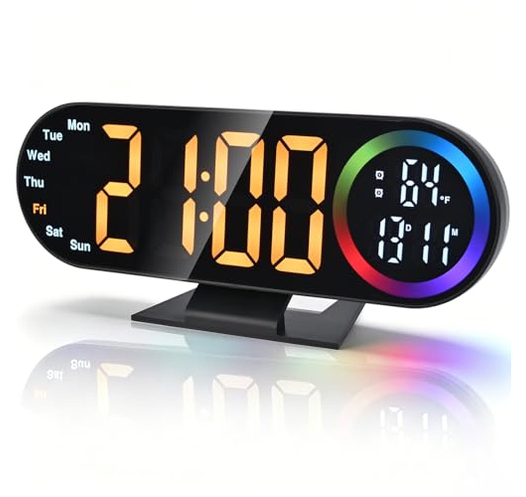 Digital Alarm Clock with Night Light Large Display