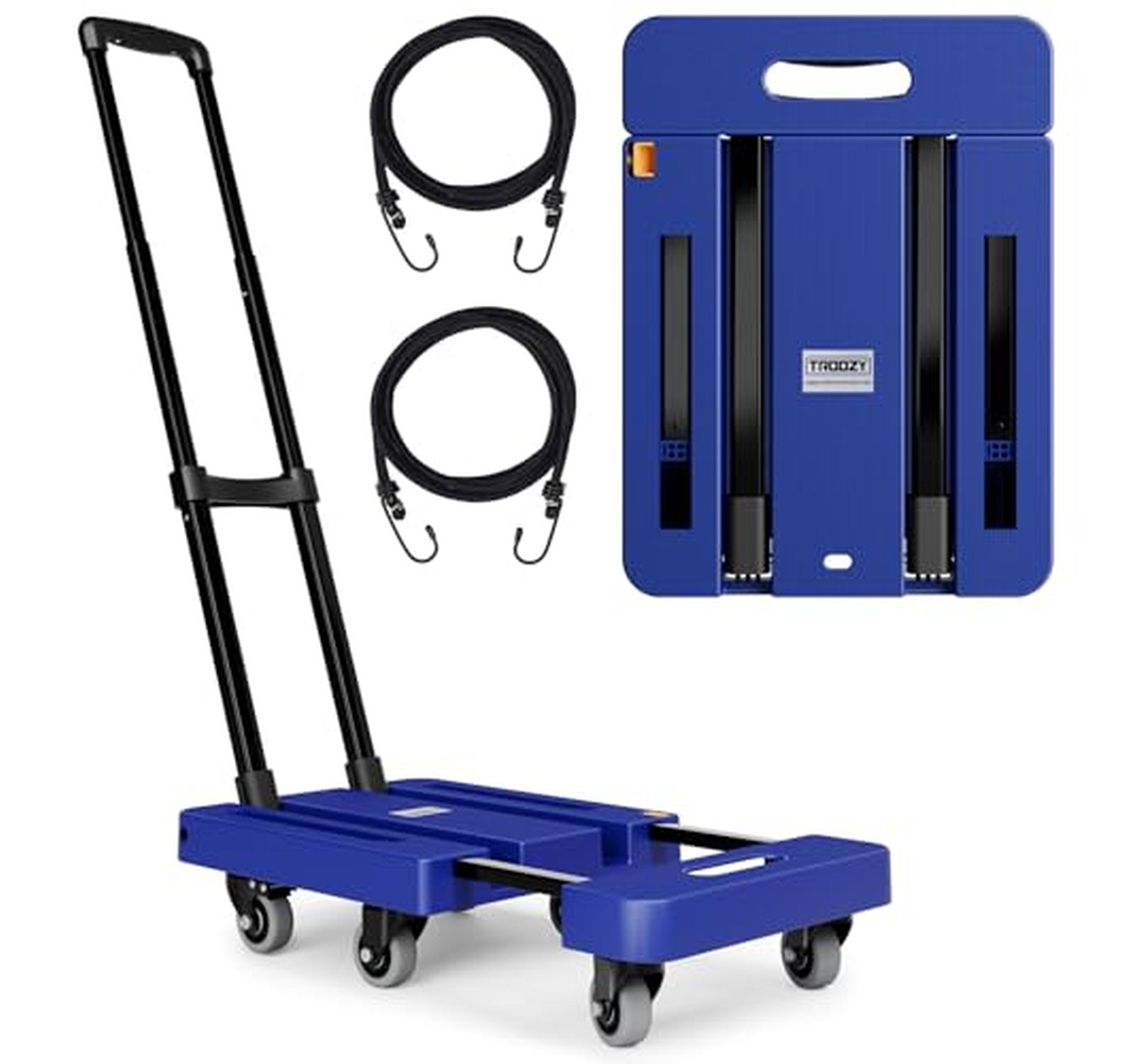 Heavy Duty Folding Hand Truck Dolly, 500 lb Capacity