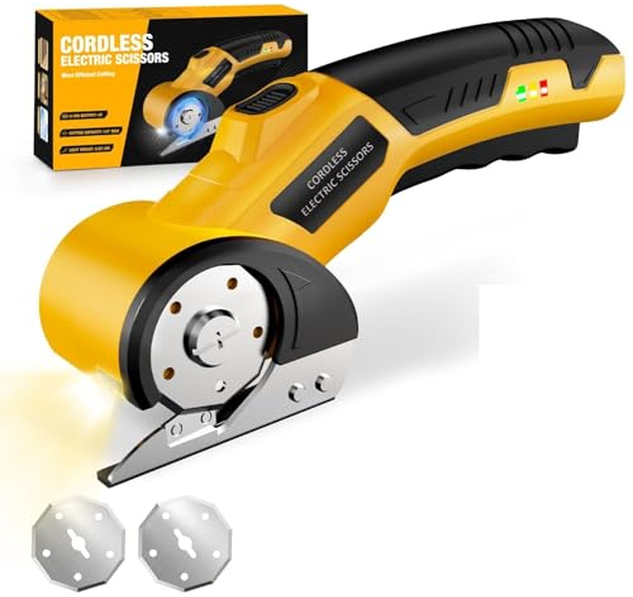 Cordless Electric Scissors with Brushless Motor and LED