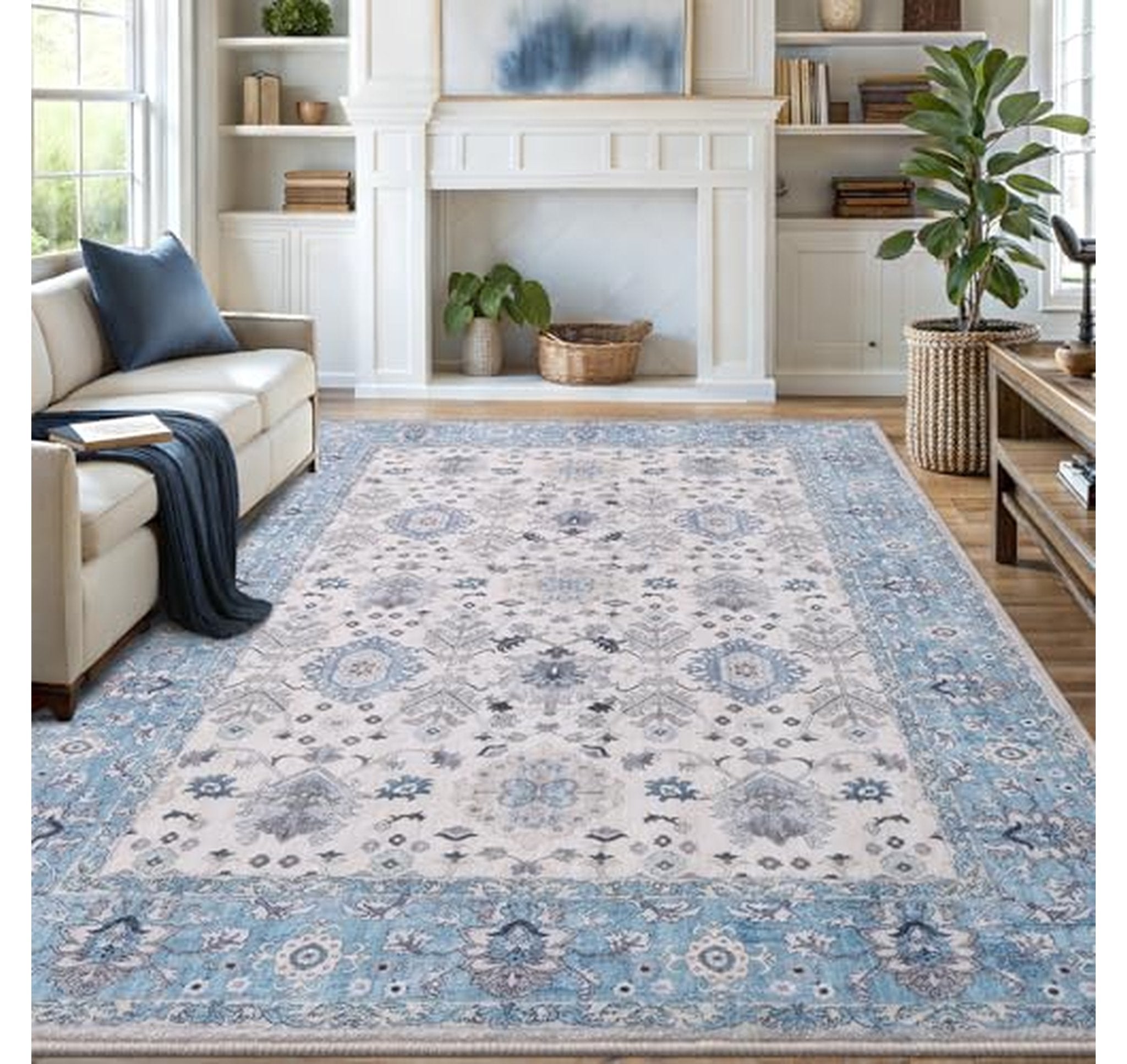 Washable Non-Slip 6x9 Area Rug