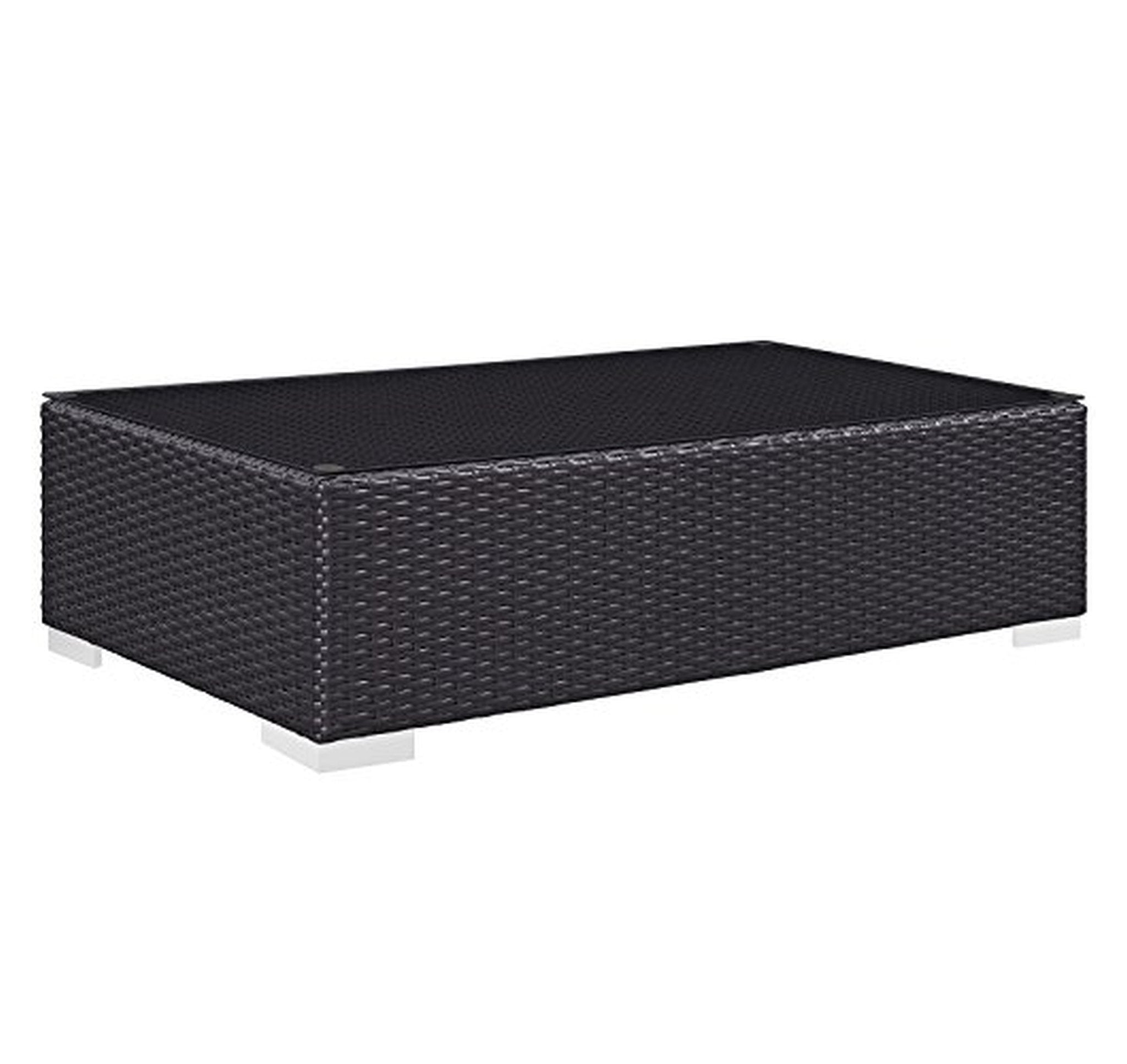 Modway Wicker Rattan Outdoor Patio Coffee Table