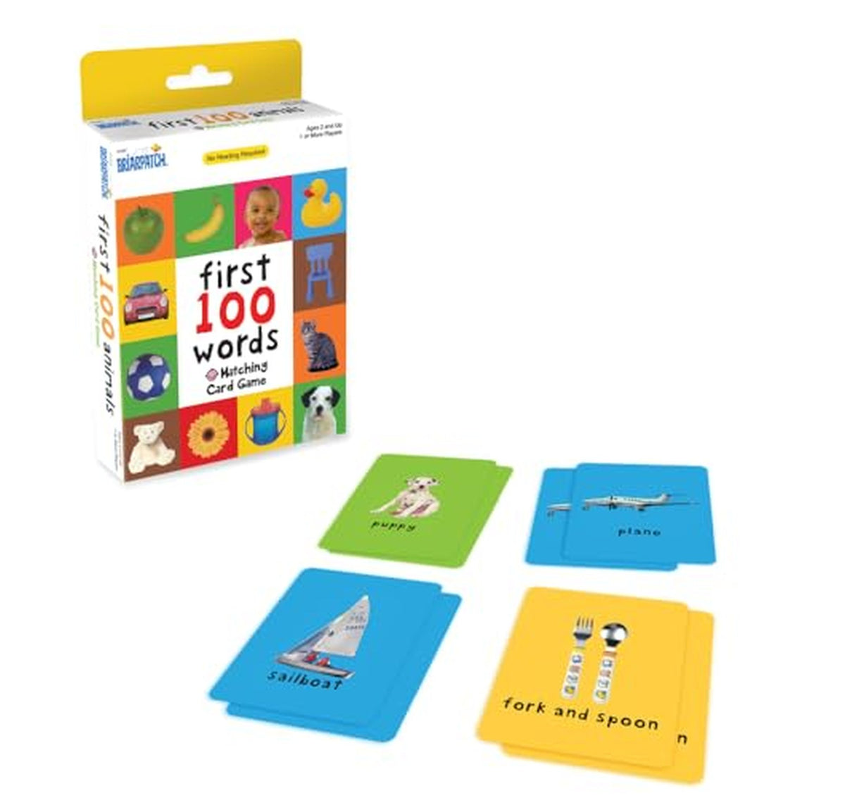 Briarpatch First 100 Words Preschool Matching Card Game