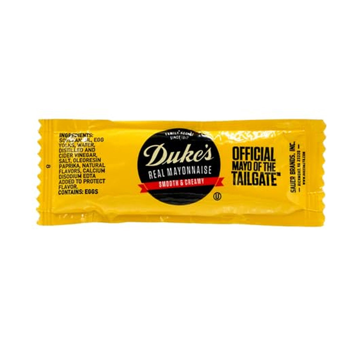 200 Pack Duke's Real Mayonnaise Packets 12 Gram