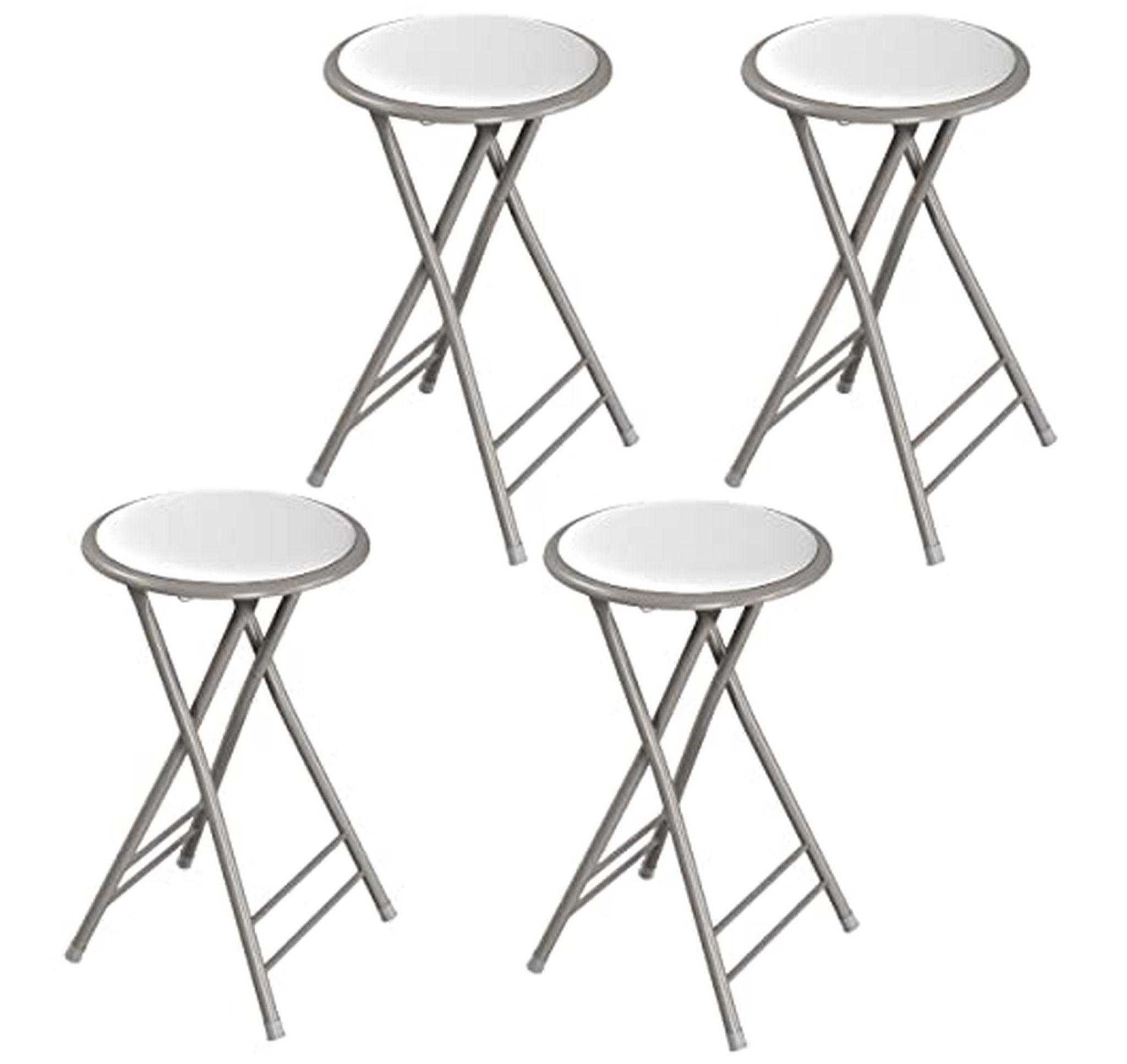 4 Pack 24-Inch Folding Counter Height Bar Stools