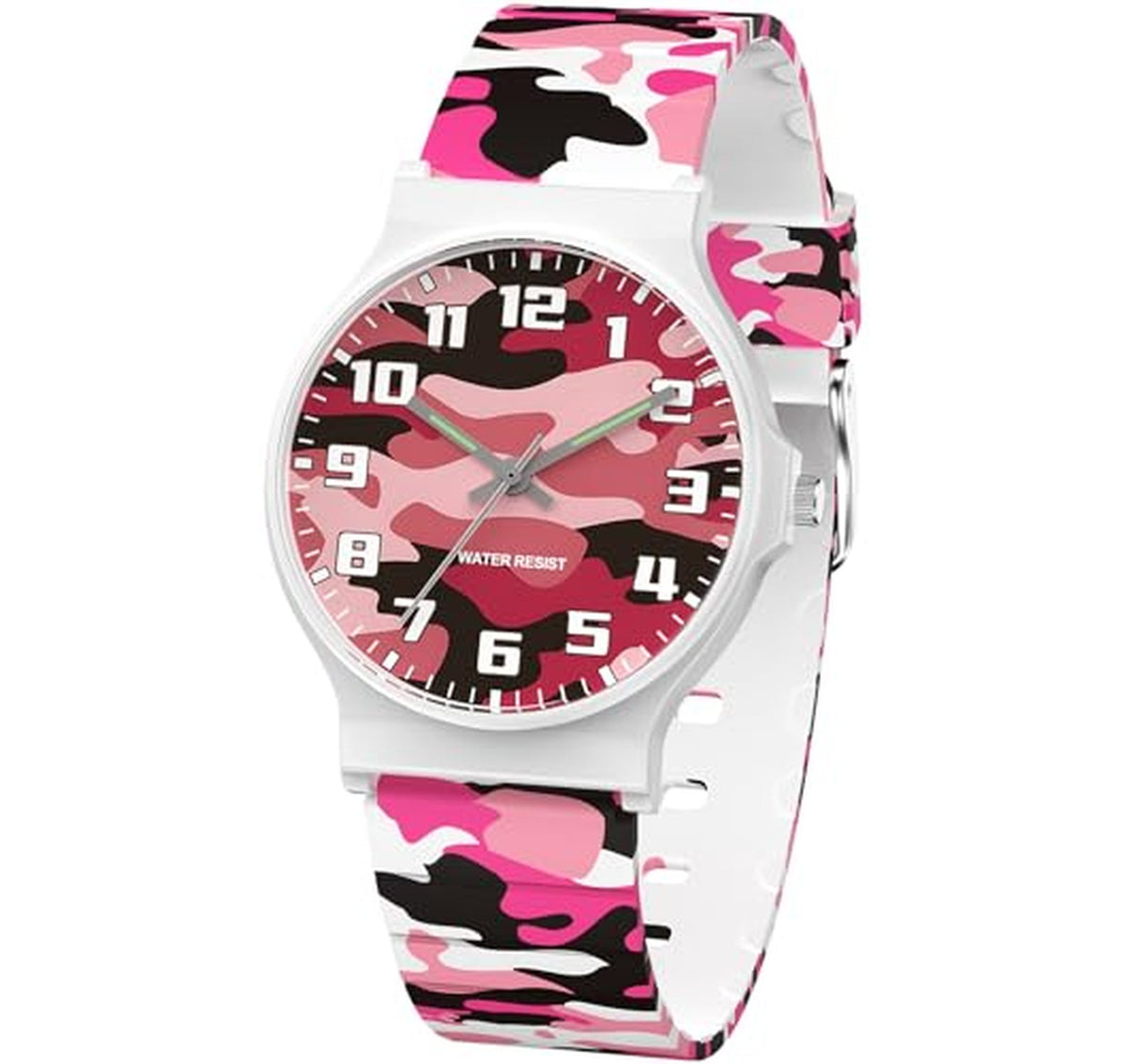 Kids Camouflage Analog Sport Watch 30M Waterproof