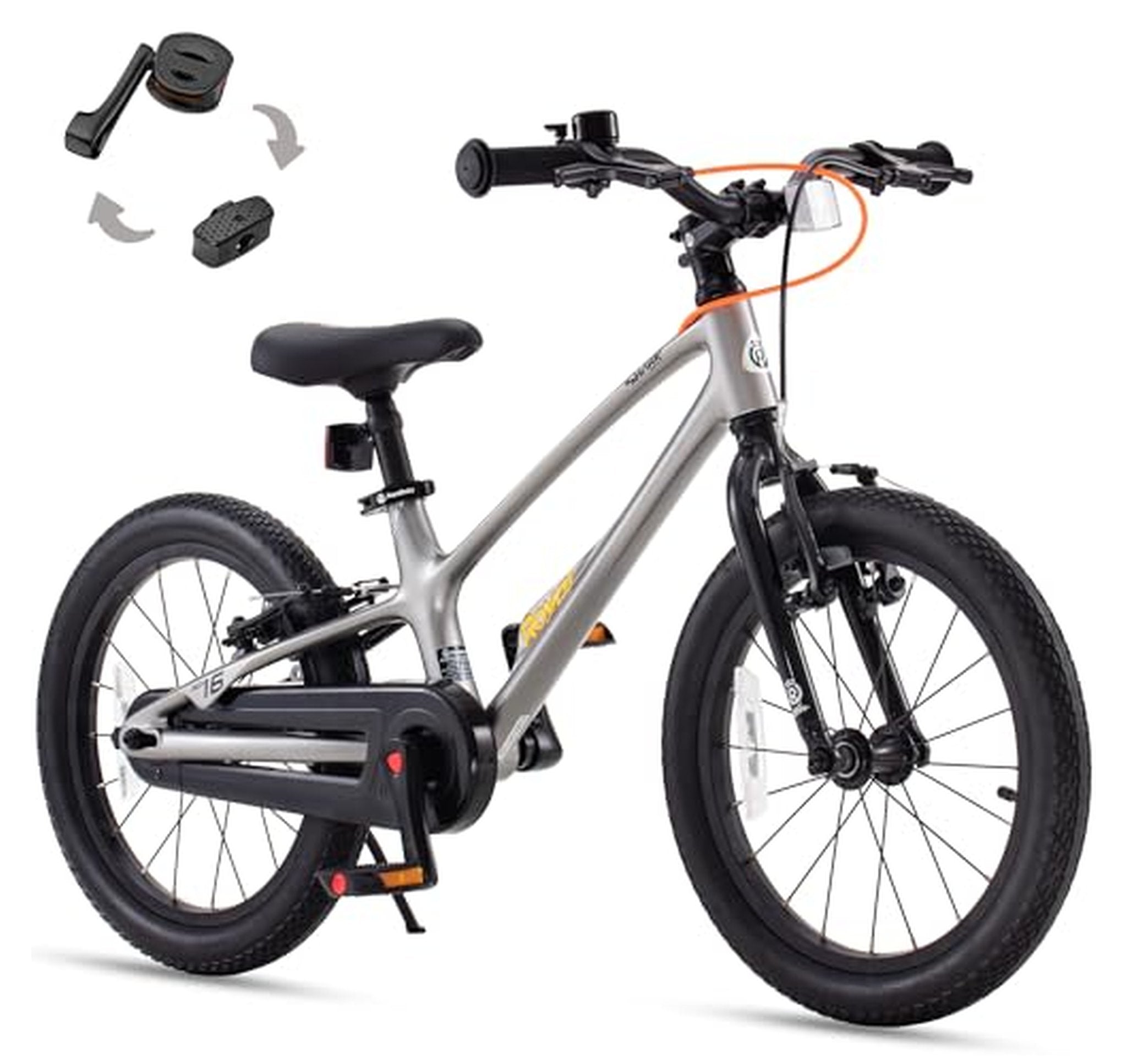 RoyalBaby EZ-Shark 16-Inch Lightweight Kids Bike