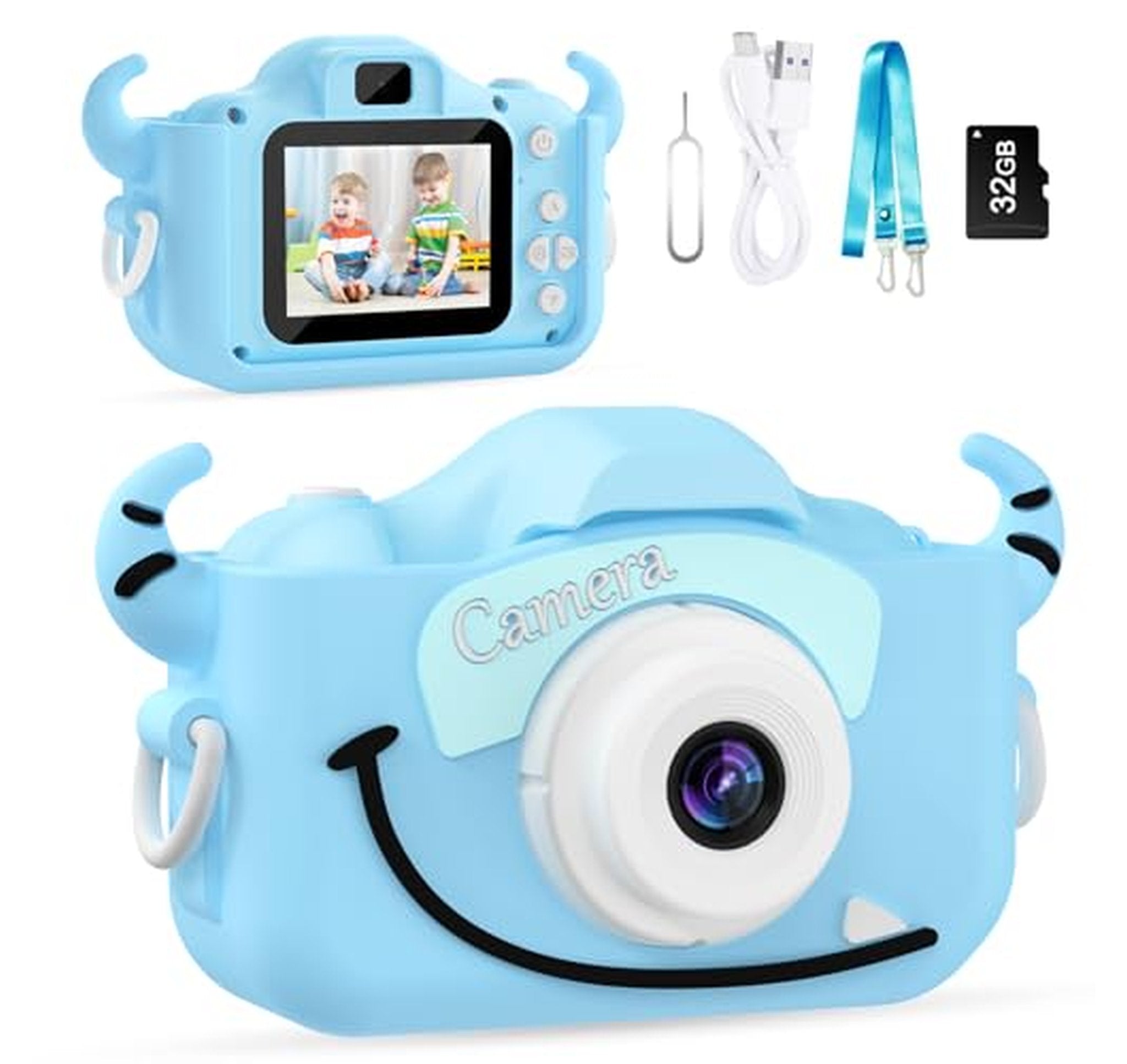 1080P HD Kids Digital Camera with 32GB Card
