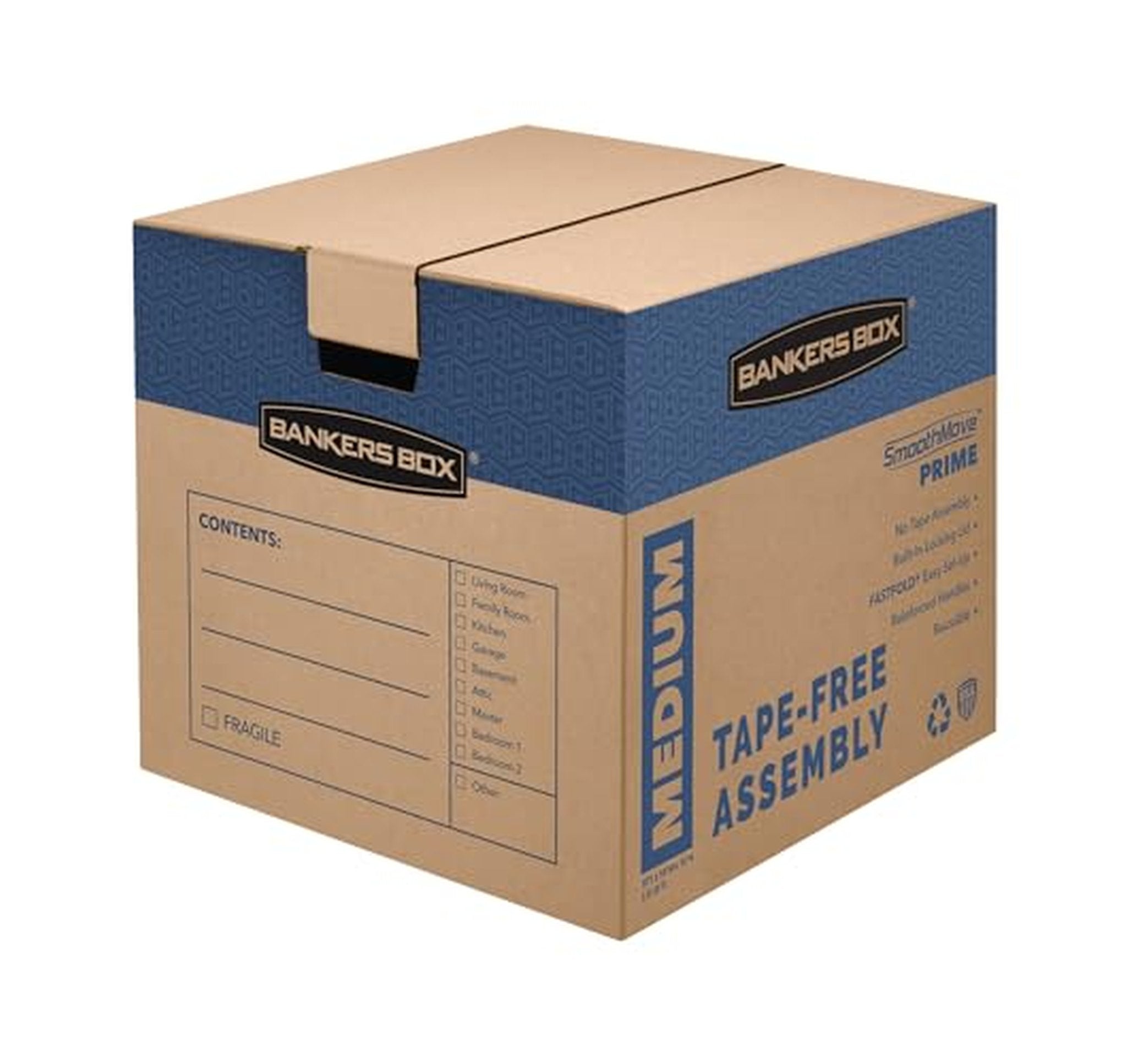 8 Pack Bankers Box Medium Moving Boxes