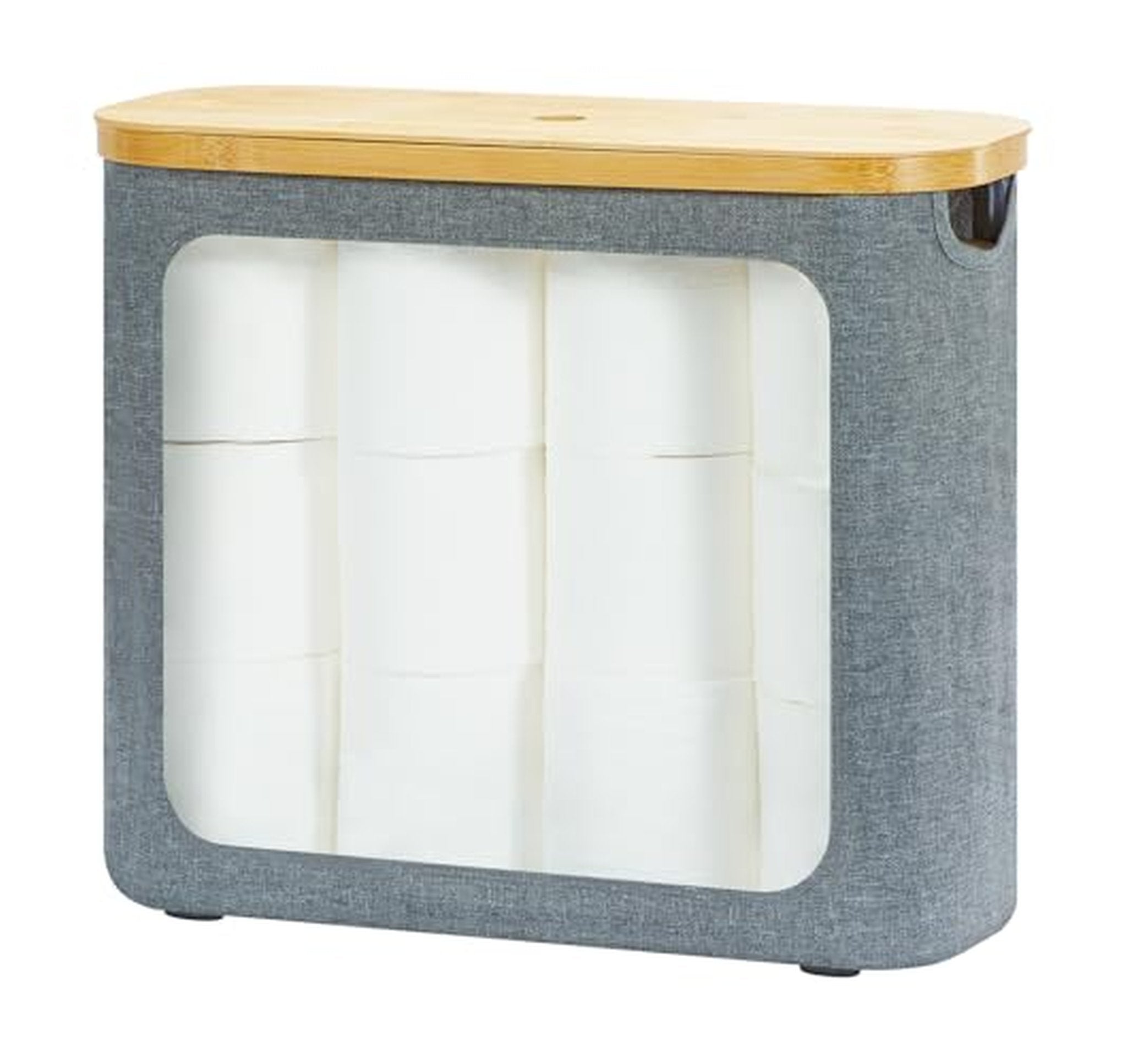 Toilet Paper Storage Basket with Lid Organizer