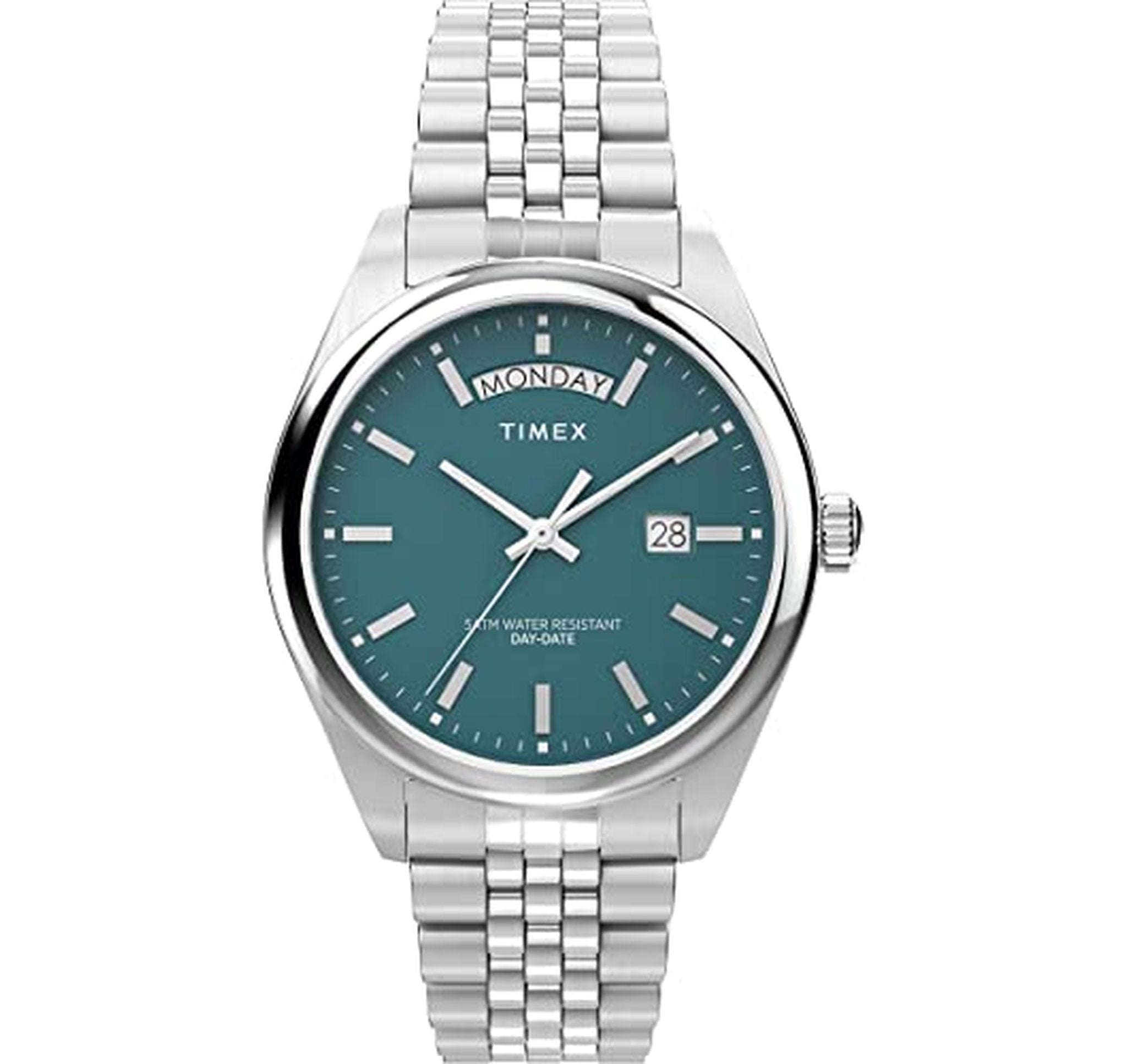 Timex Legacy 41mm Stainless Steel Bracelet Watch