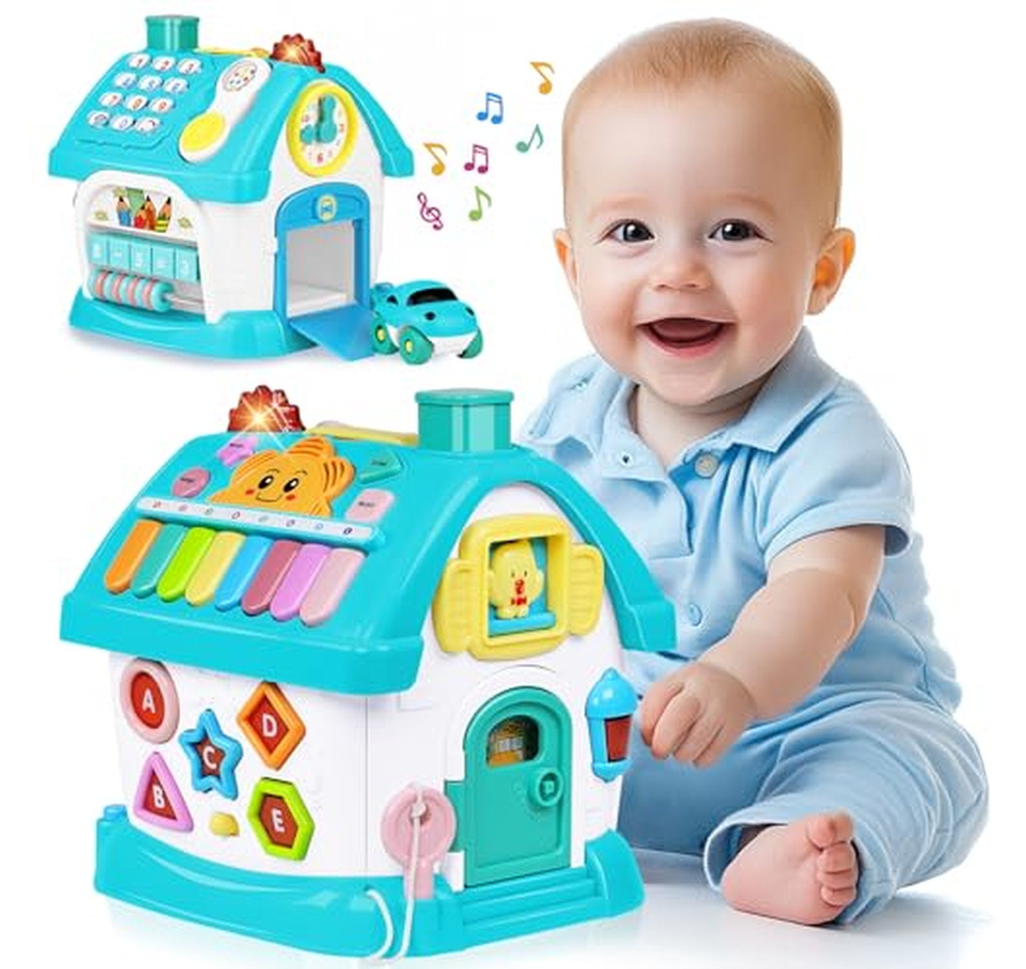 8-in-1 Musical Montessori Toddler Activity House