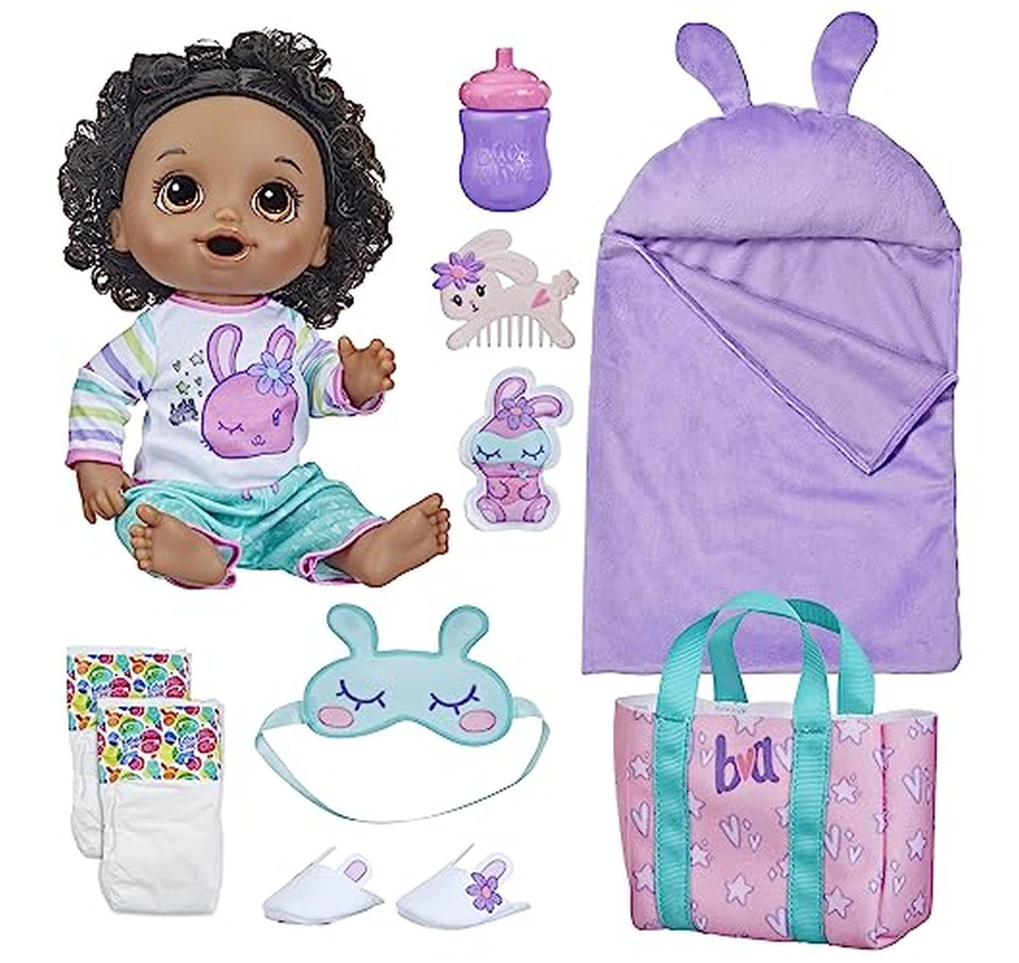 Baby Alive Bunny Sleepover 12-Inch Baby Doll Set