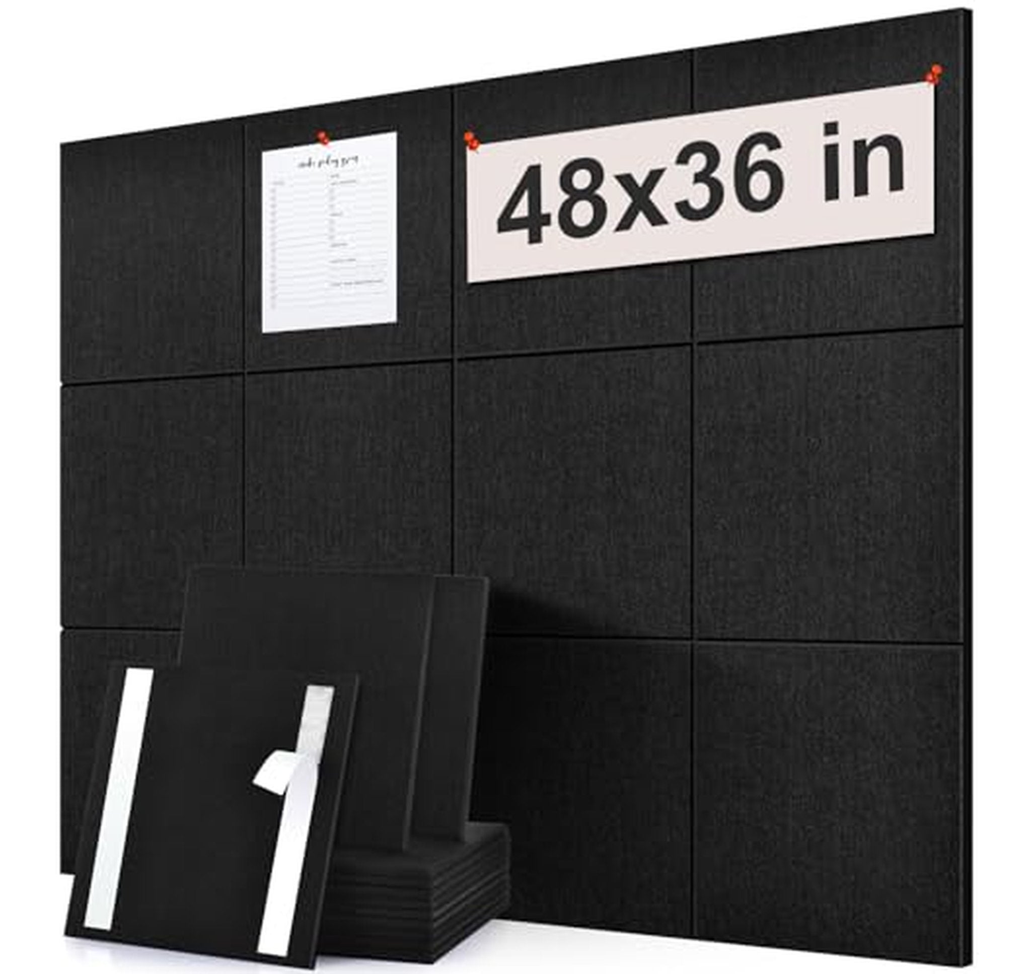 12 Pack 48x36 Large Felt Bulletin Boards