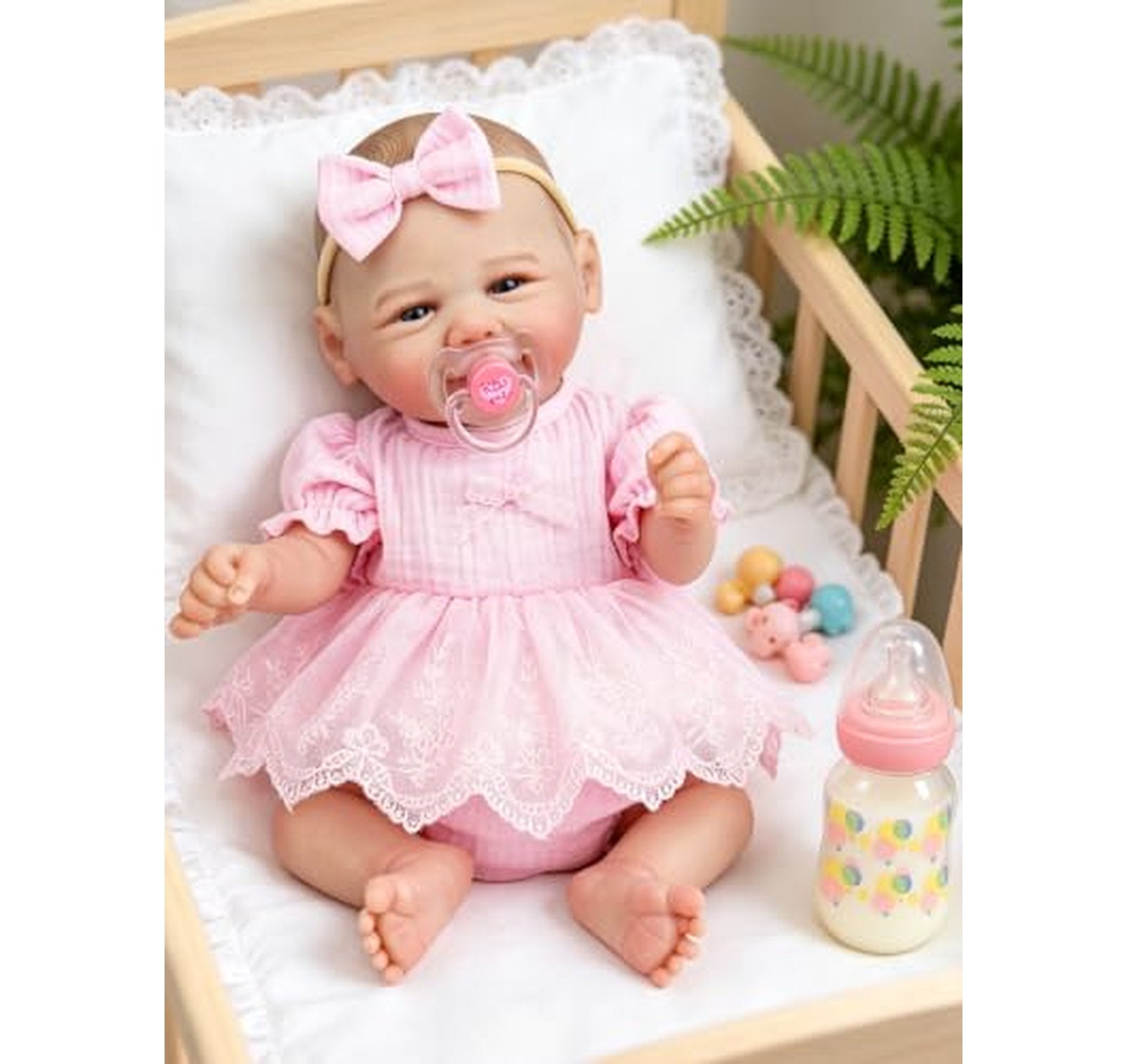 20-Inch Lifelike Reborn Baby Doll with Soft Body
