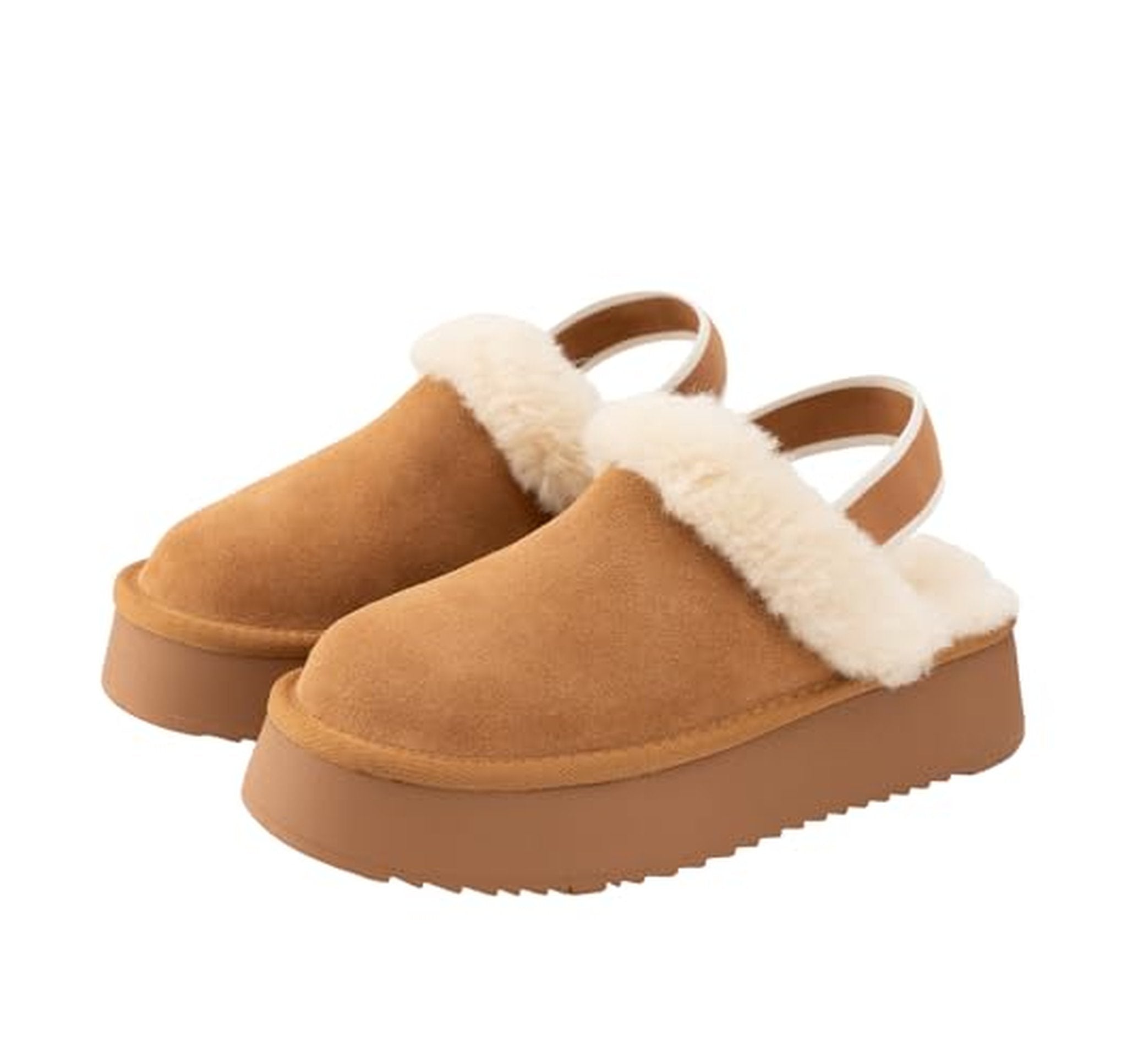 Faux Fur Lined Non-Slip Winter House Slippers (2 Colors!)