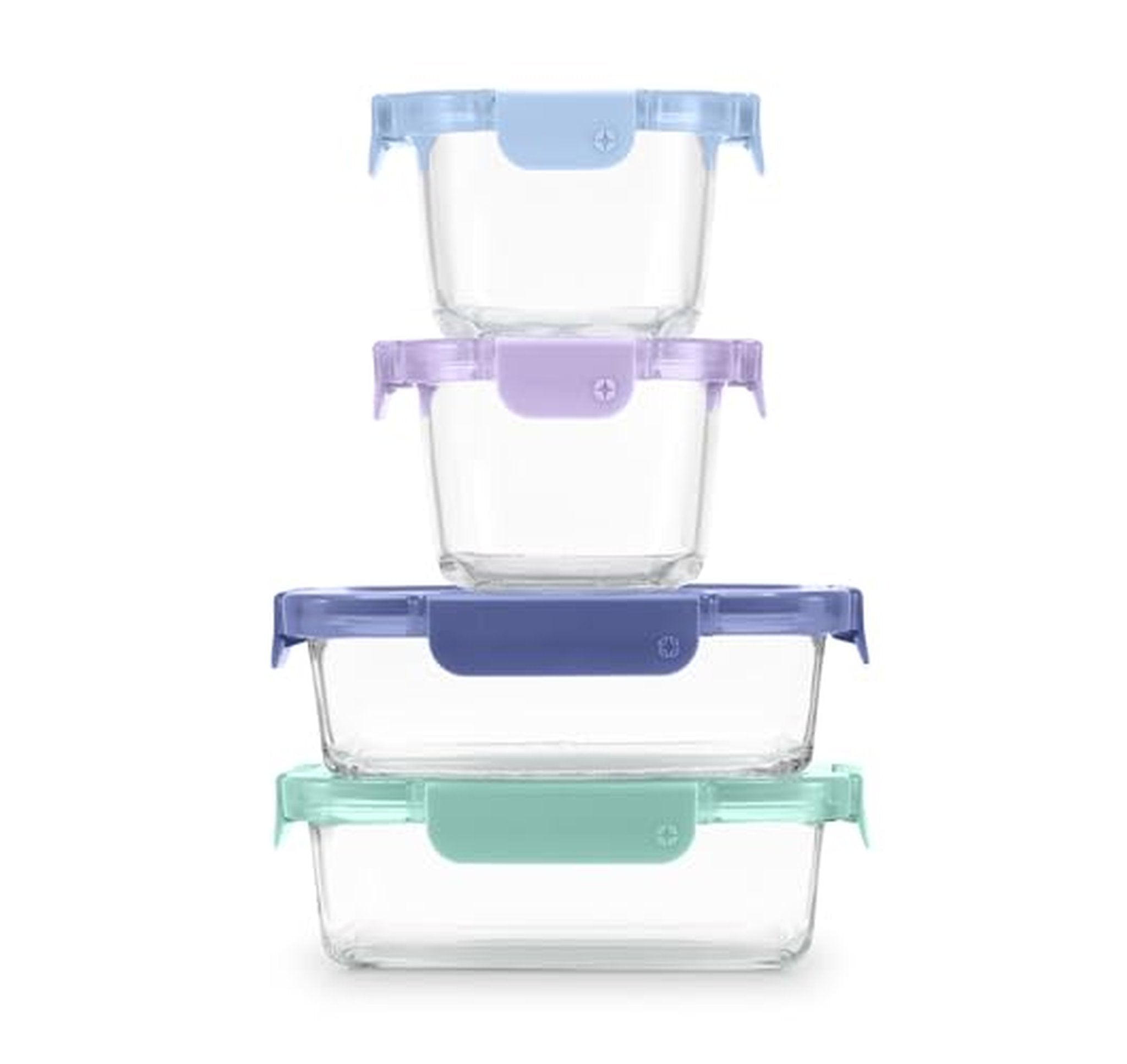 8 Piece Glass Food Storage Containers with Lids
