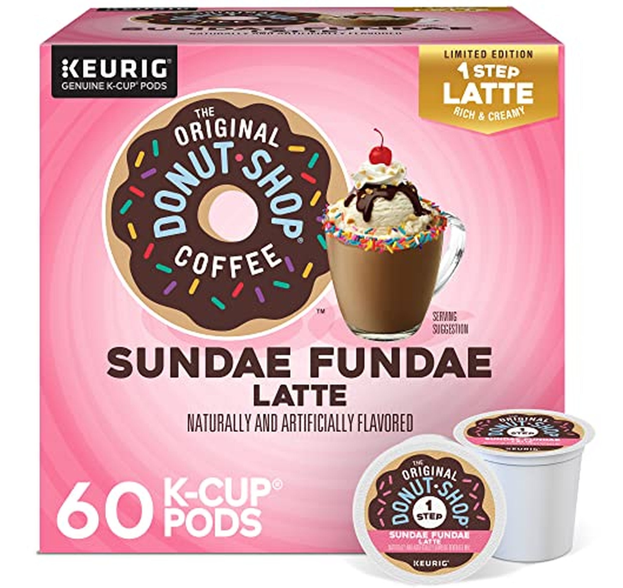 60 Count The Original Donut Shop Latte K-Cup Pods