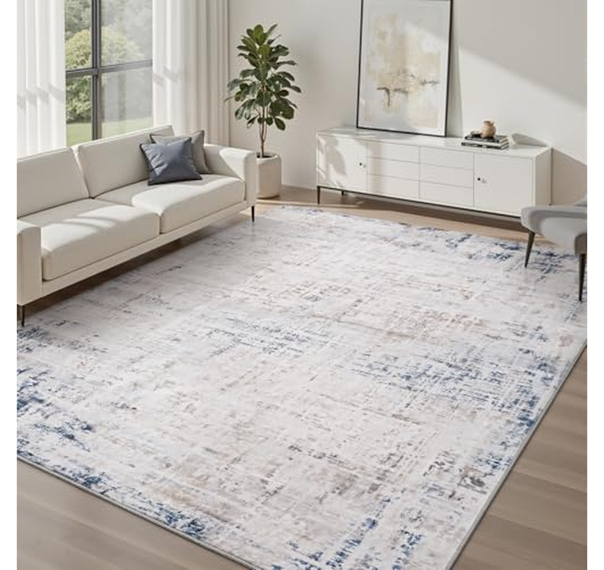 5x7 Machine Washable Non Slip Area Rug