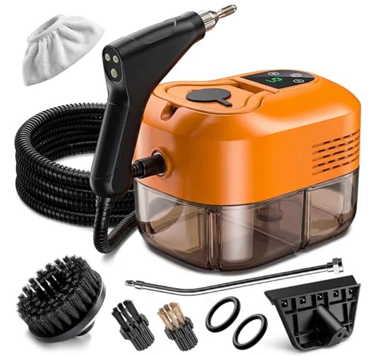 High Pressure Handheld Steam Cleaner with 1.8L Tank