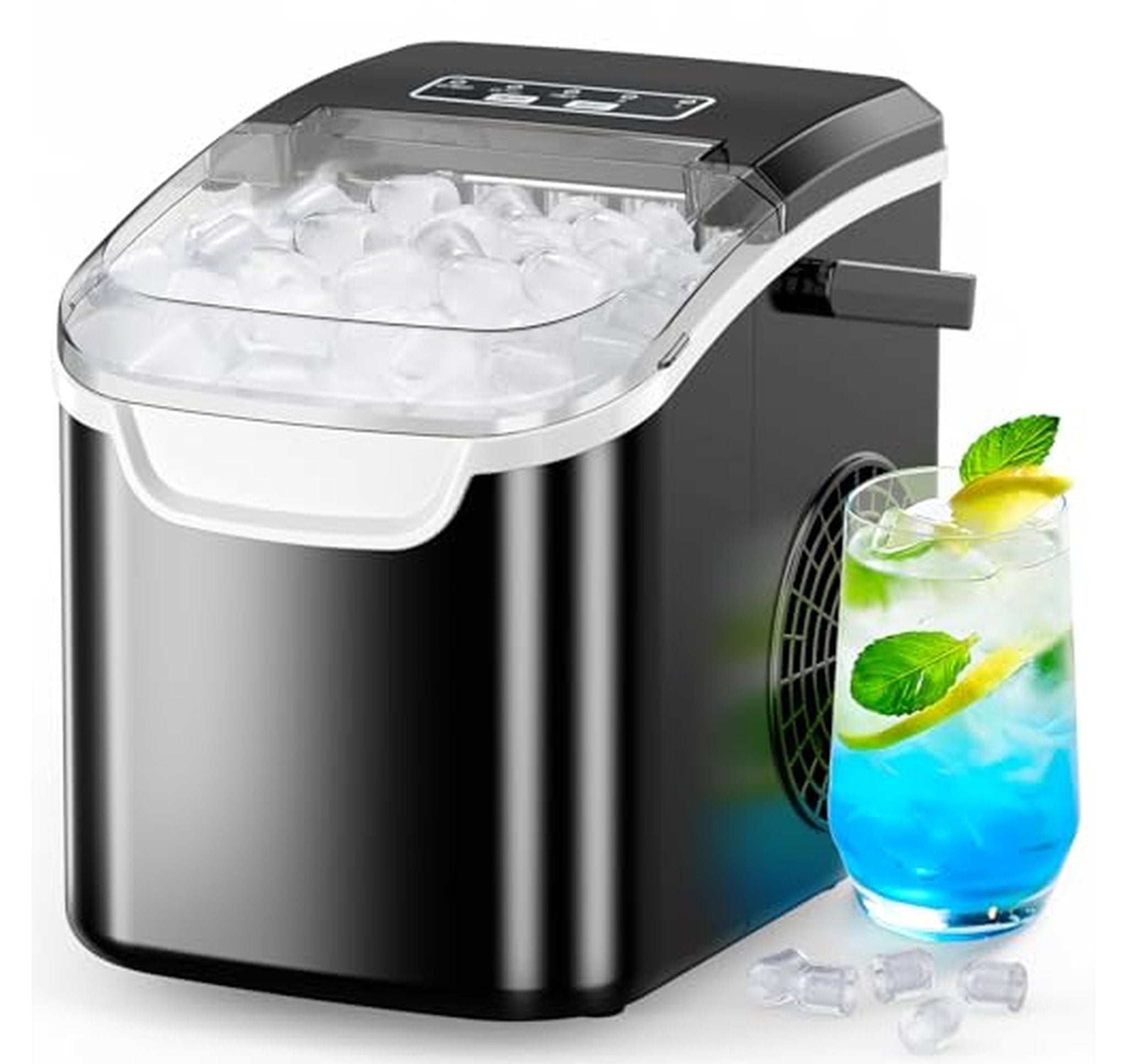 Countertop Portable Ice Maker with Self-Cleaning