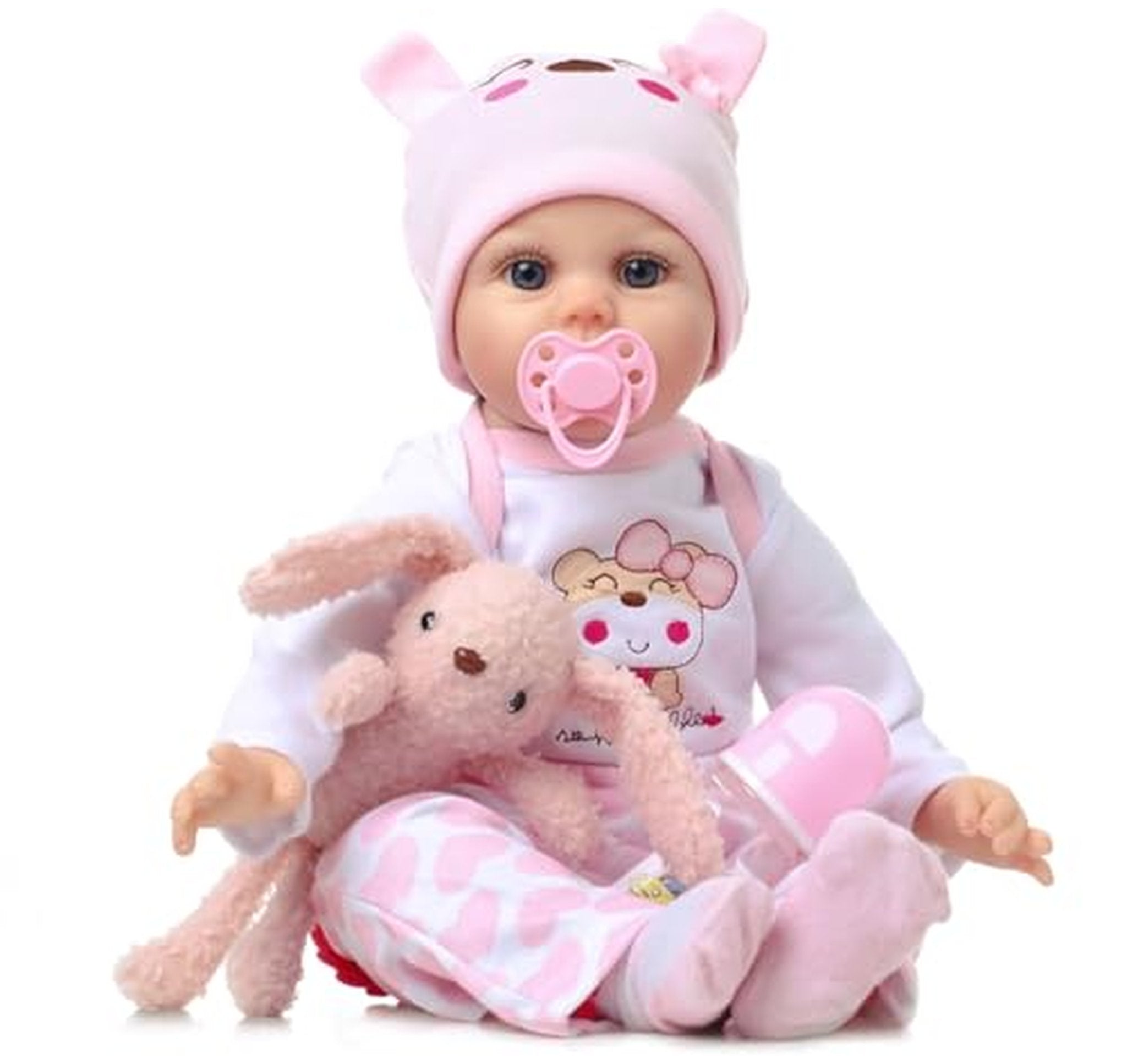 22-Inch Lifelike Reborn Baby Doll with Feeding Kit