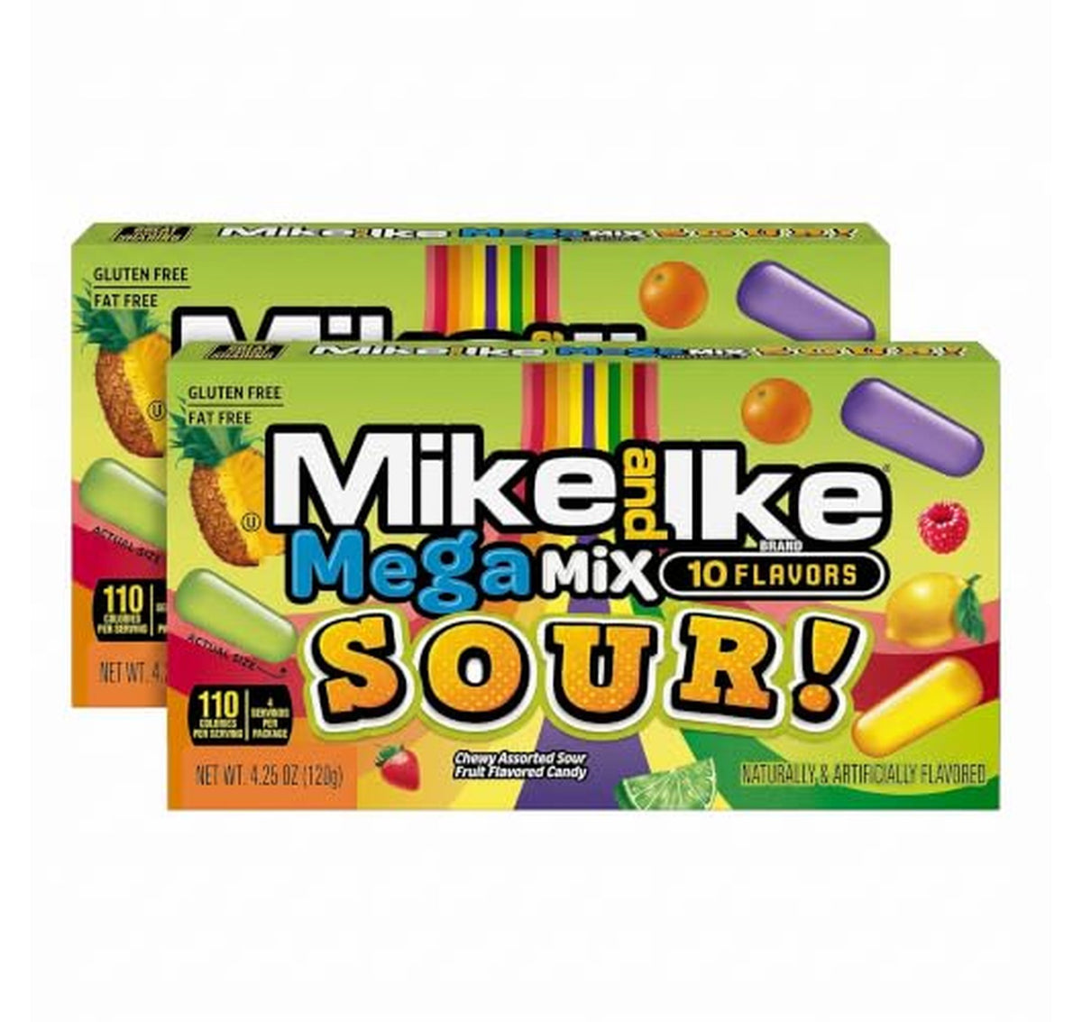 24 Pack MIKE AND IKE Mega Mix Sour Candy