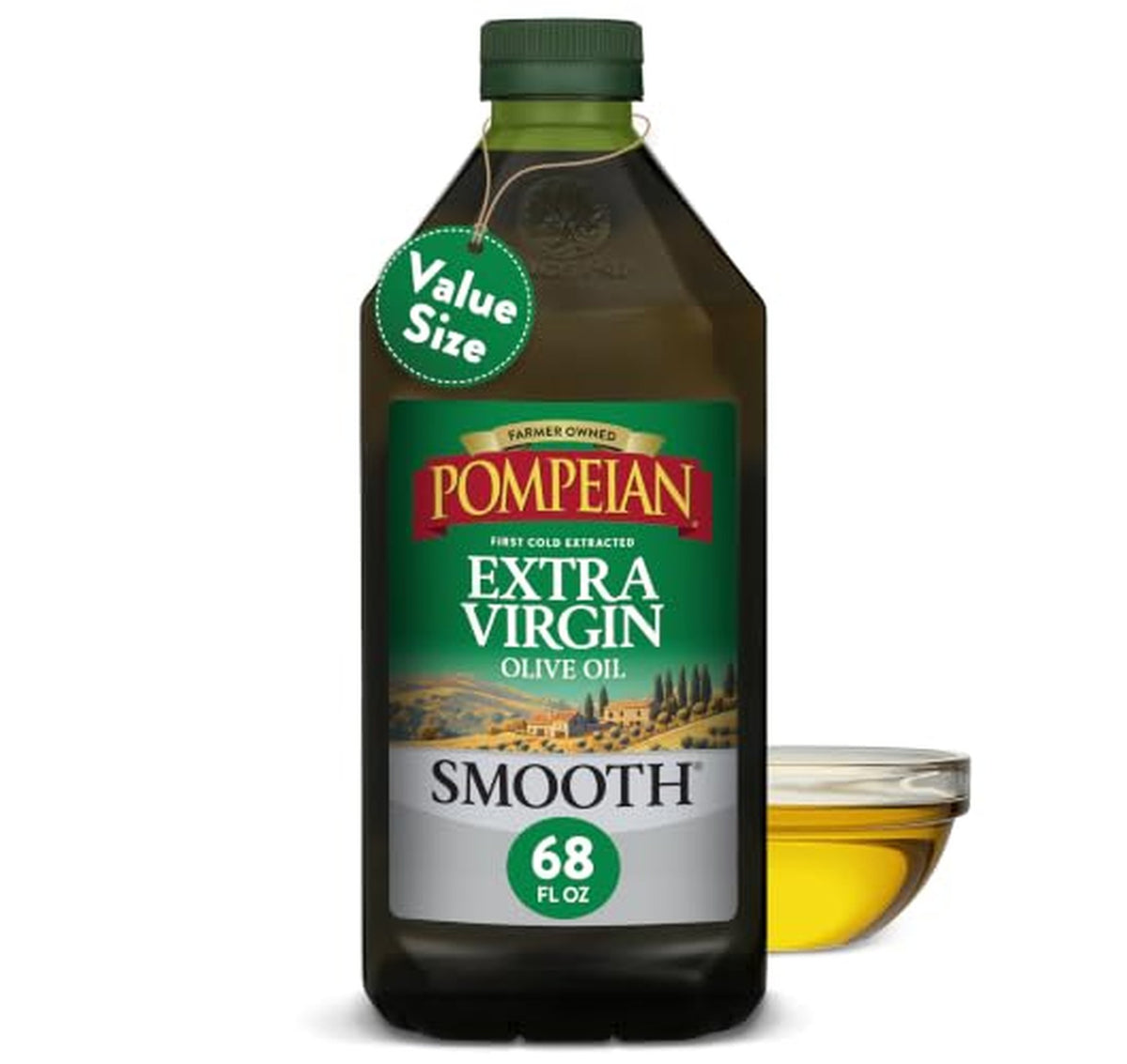 Pompeian Smooth Extra Virgin Olive Oil 68 fl oz