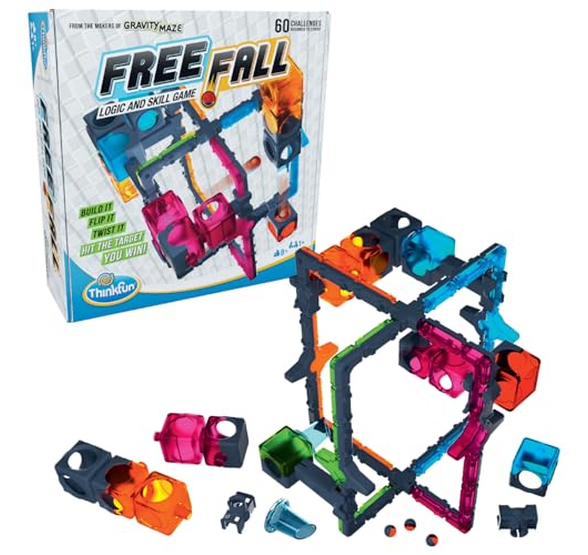 ThinkFun Freefall Logic Marble Maze Puzzle Game