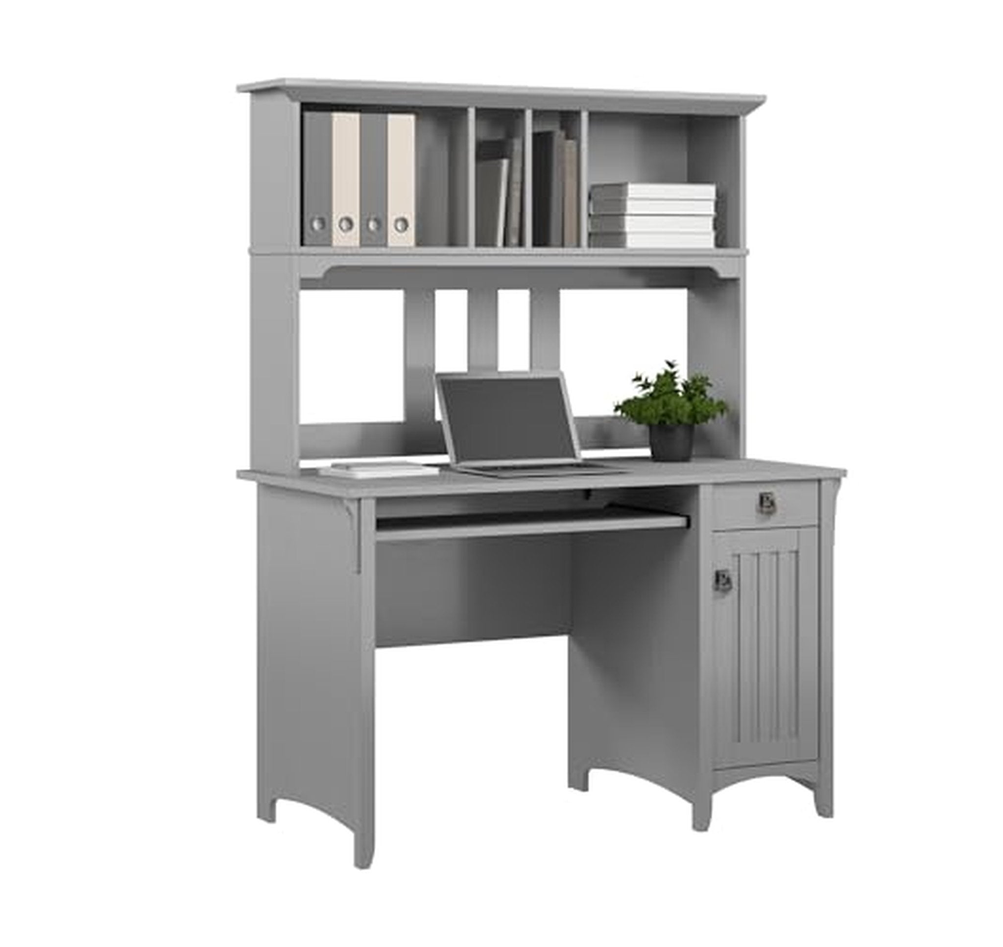 Salinas Computer Desk with Hutch and Storage