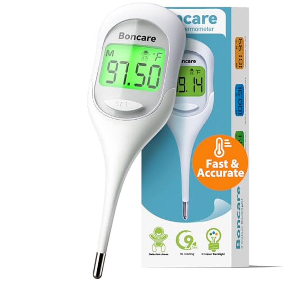 9 Second Basal Body Ovulation Thermometer