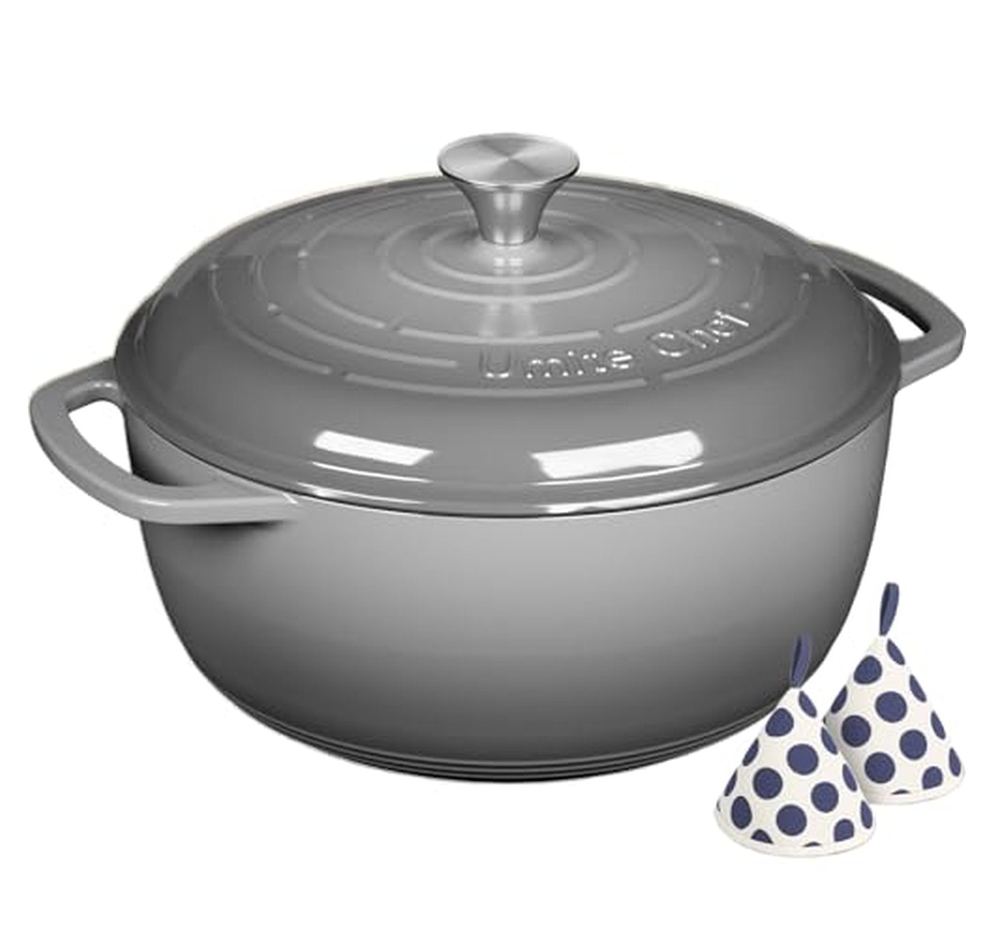 6 Quart Enameled Cast Iron Dutch Oven Pot