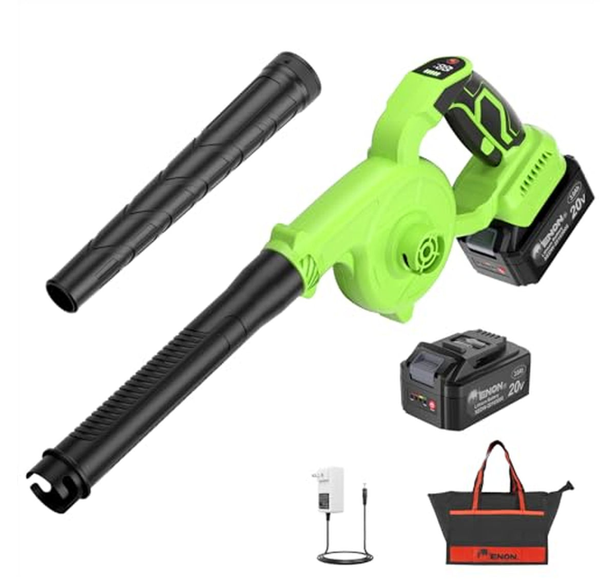 Cordless Brushless Electric Leaf Blower with Battery Charger