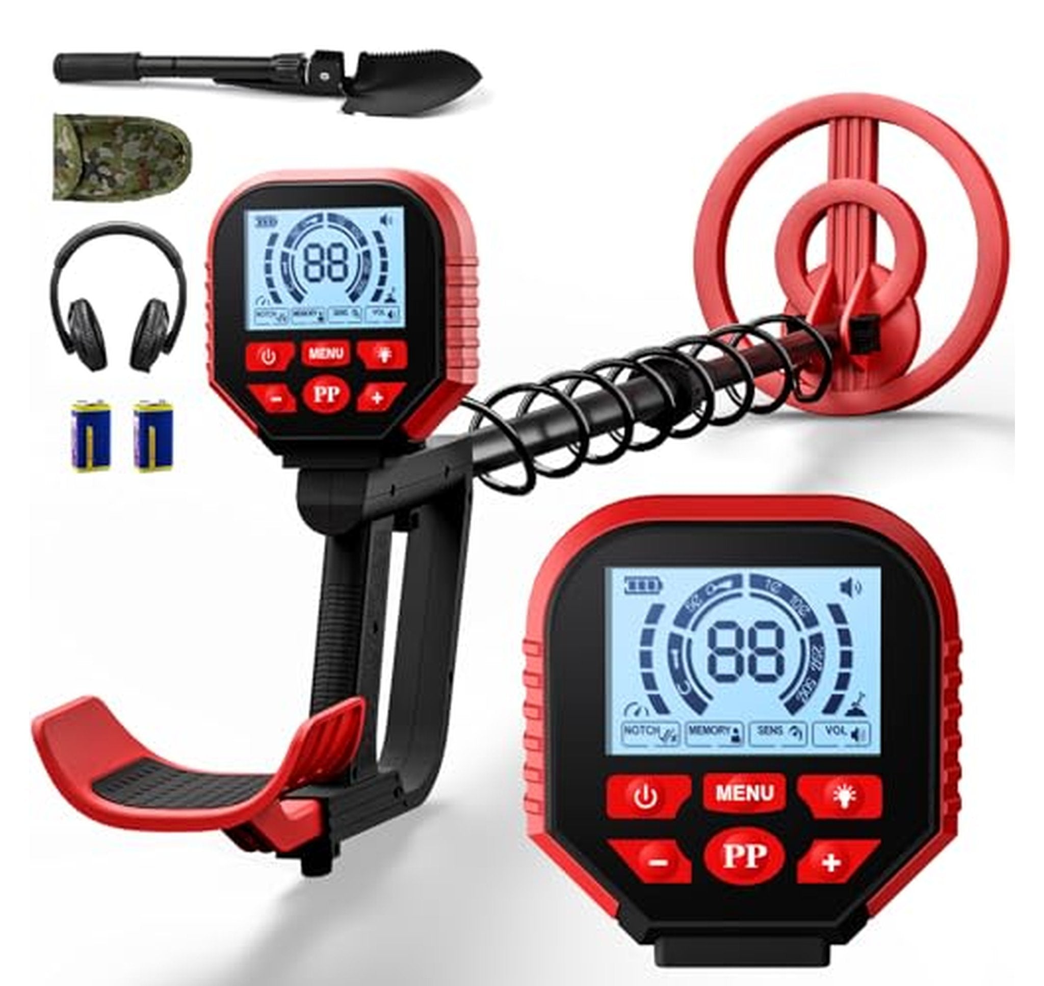 Waterproof High-Accuracy LCD Metal Detector