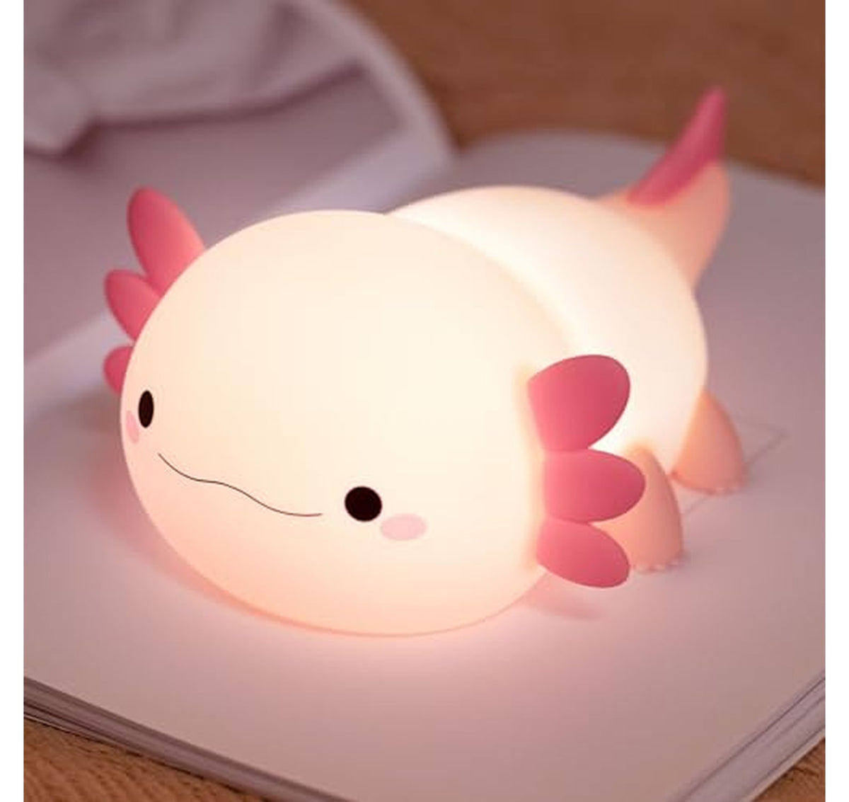 Axolotl Squishy Silicone Dimmable Night Light