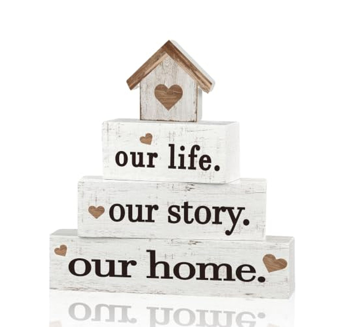 Home Sweet Home Wooden Table Block Sign