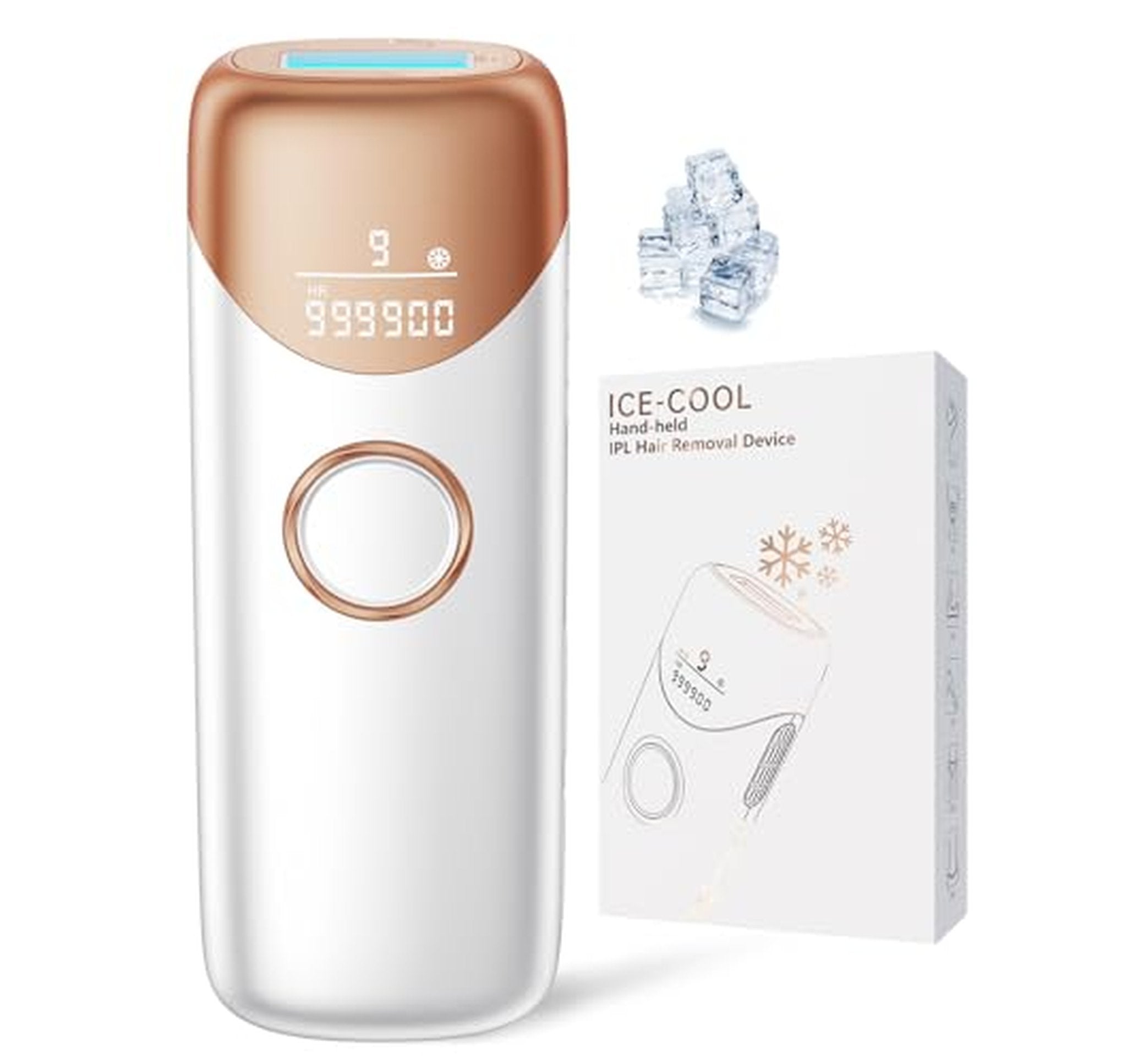 IPL Laser Hair Removal Device with Ice Cooling