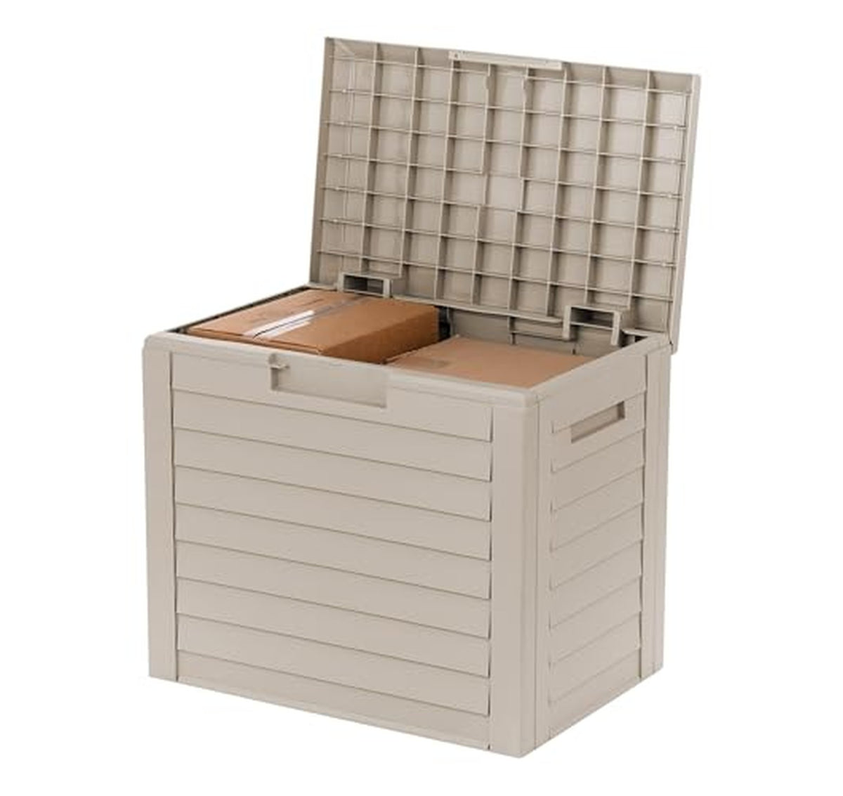 IRIS USA 35 Gallon Lockable Outdoor Deck Box (2 Colors)