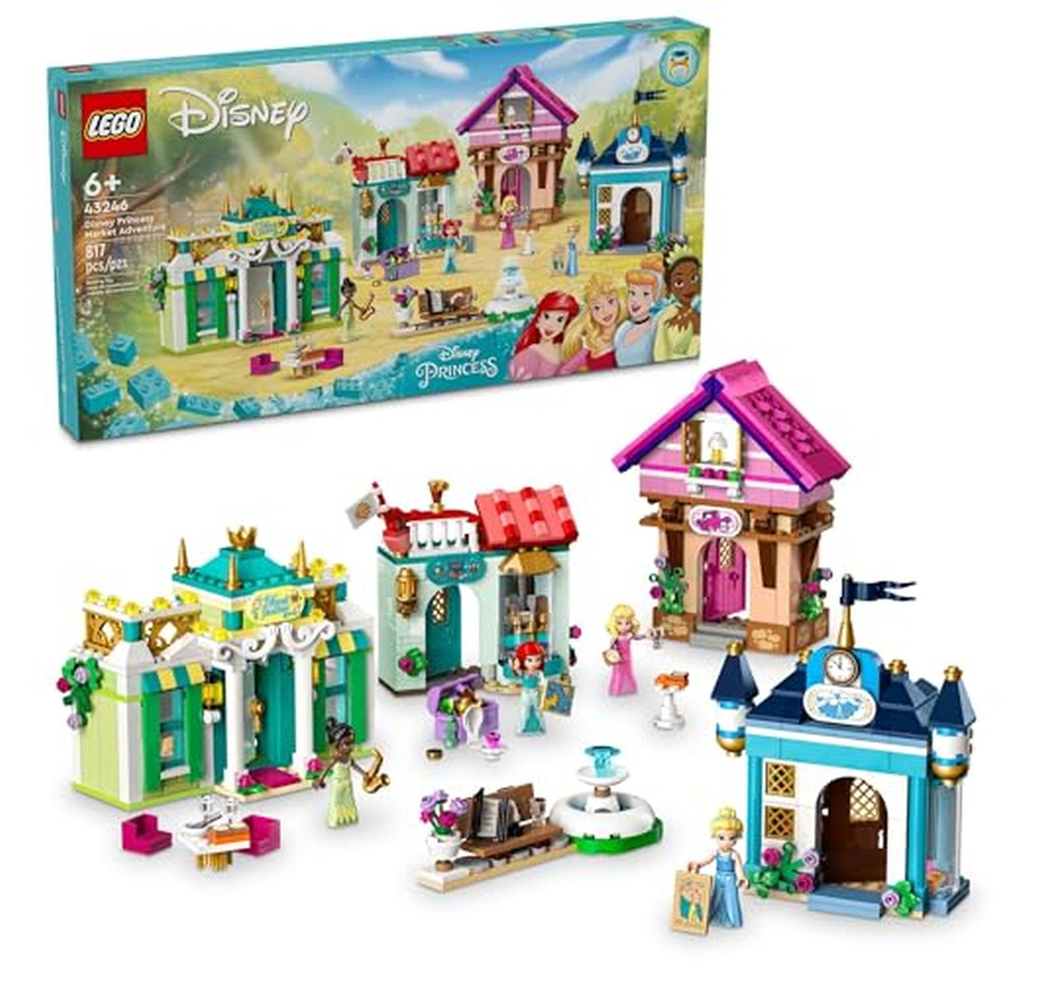 LEGO Disney Princess Market Adventure Building Toy Set