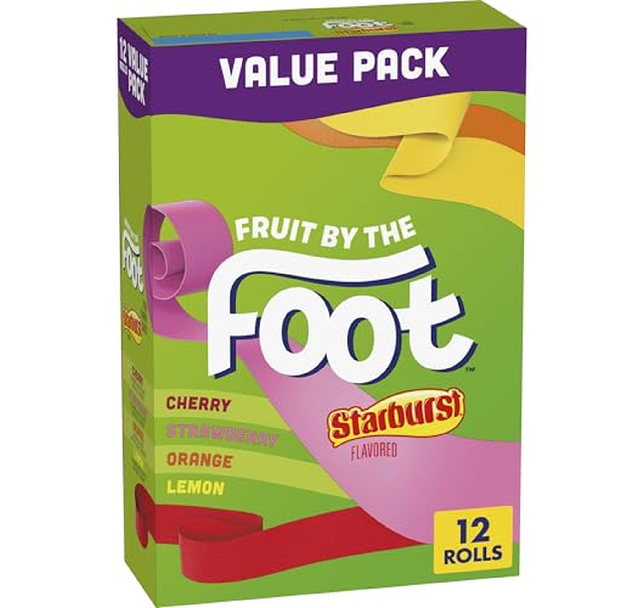 5 Boxes 12 Count Fruit by the Foot Starburst Fruit Snacks