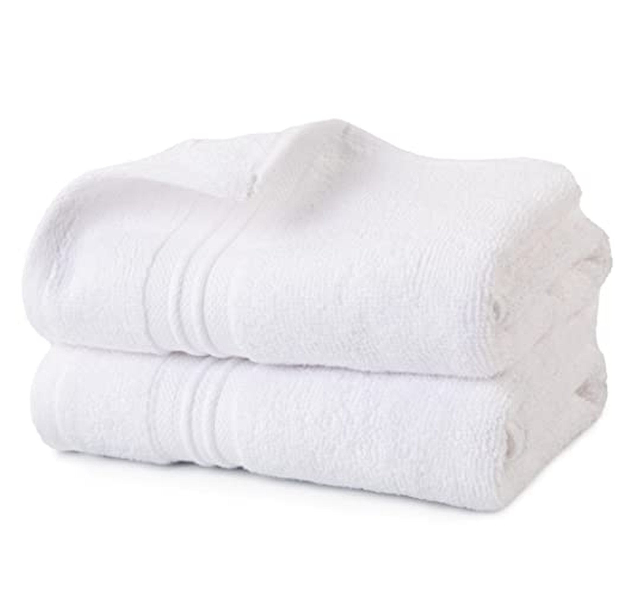 2 Pack Soft Absorbent Cotton Bathroom Hand Towels