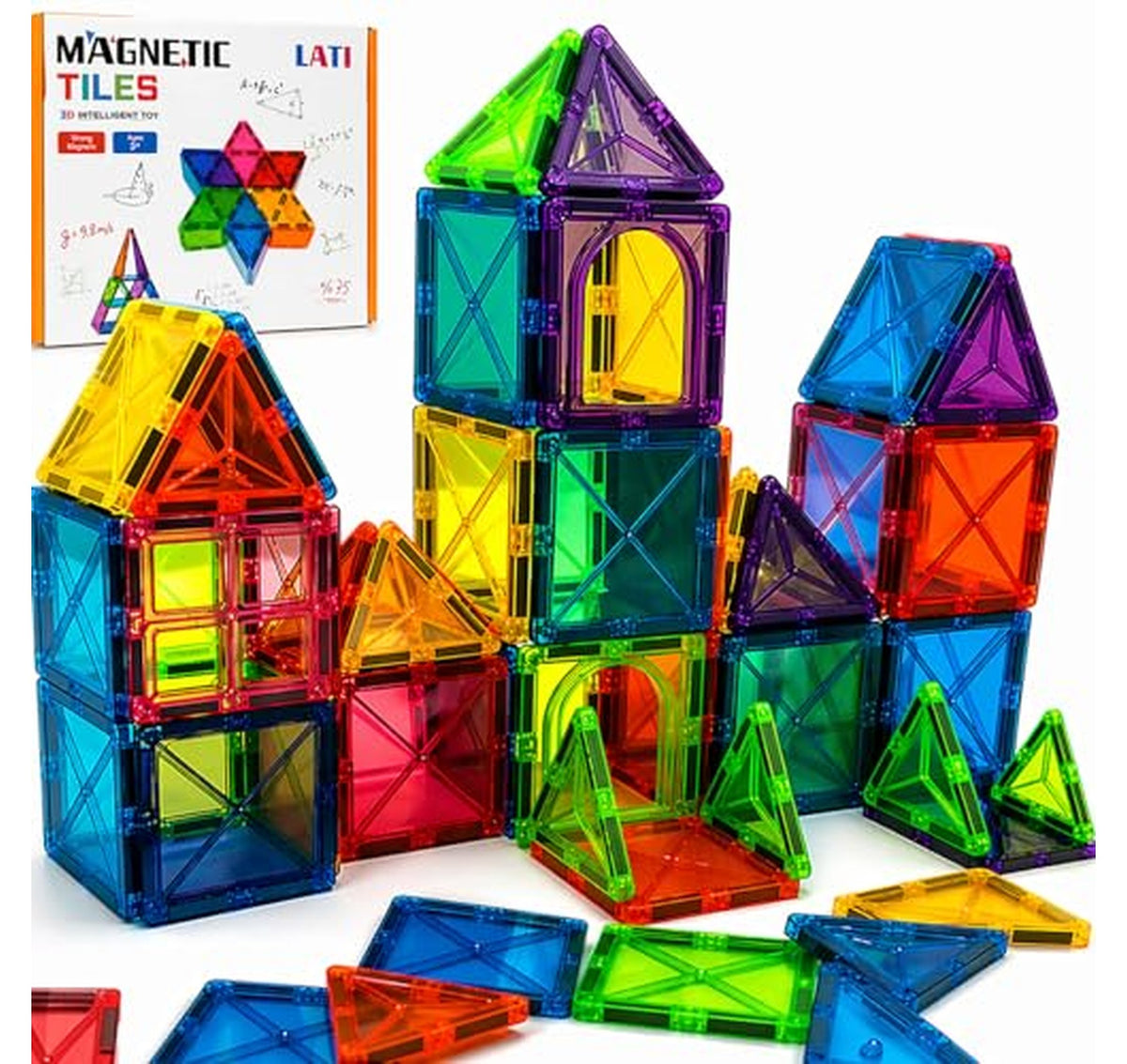 Magnetic Tiles Starter Set Building Blocks for Kids