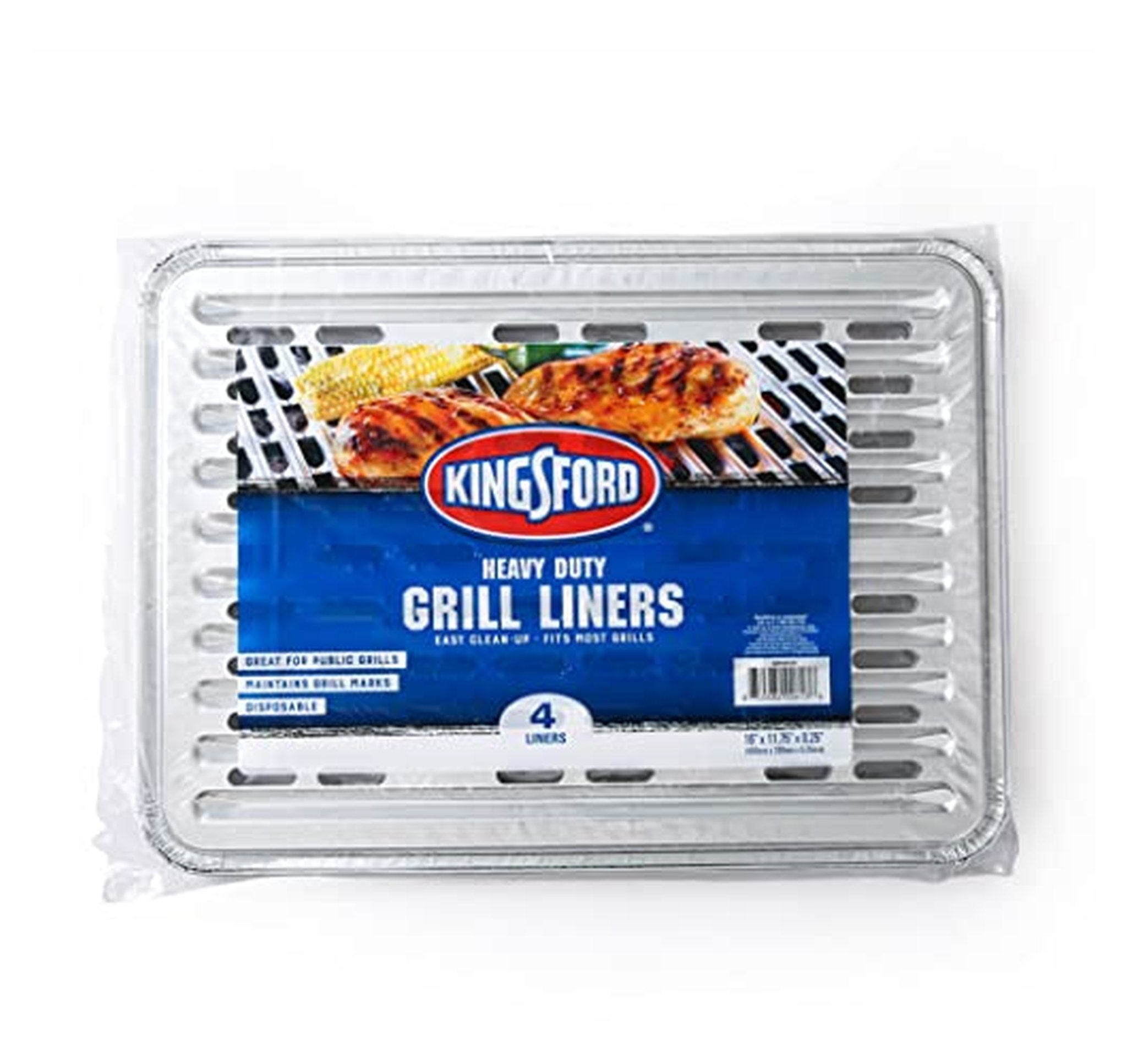 4 Pack Kingsford Heavy Duty Disposable Grill Liners